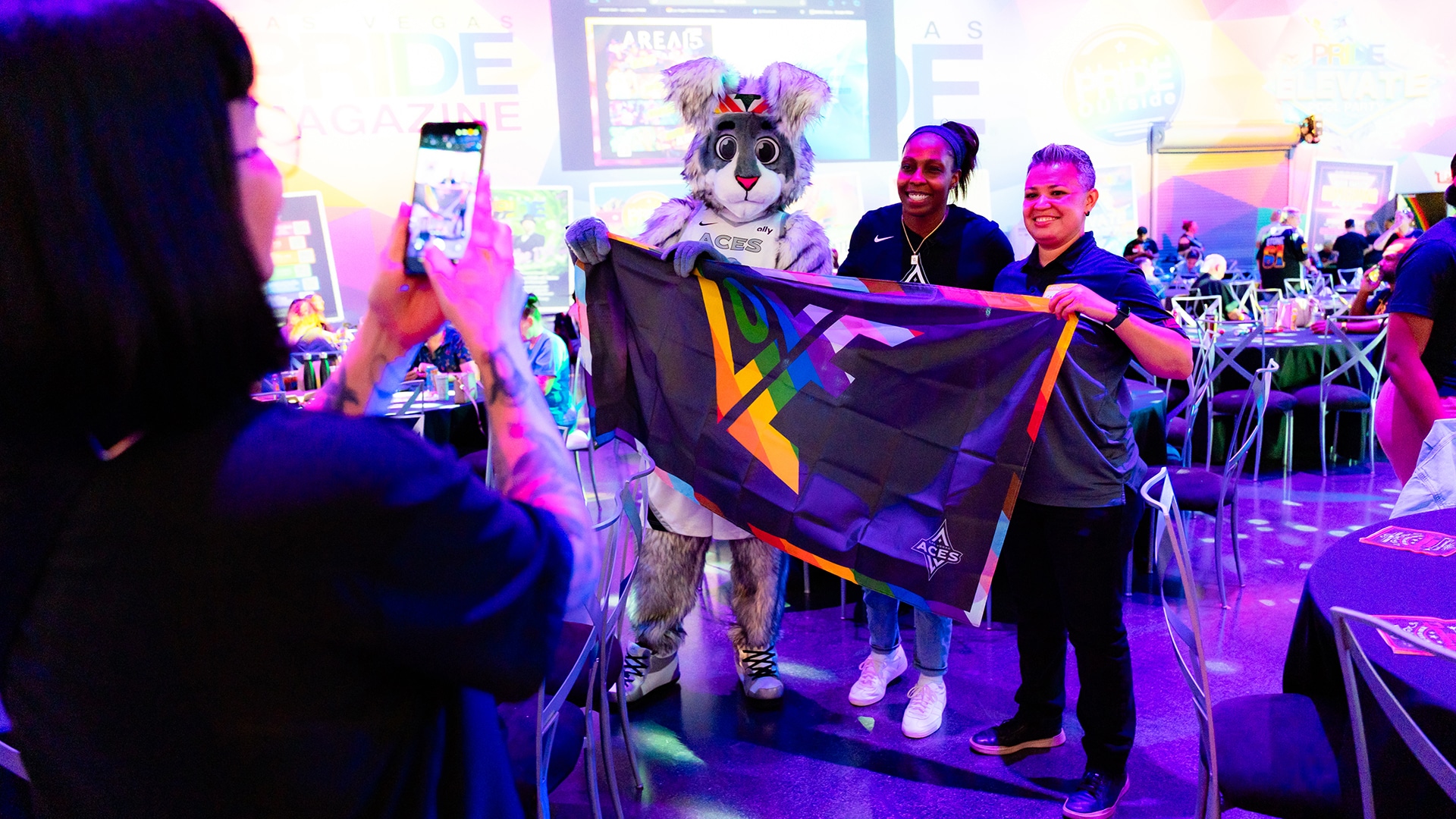 Aces Attend Pride Bingo at AREA15 (6/4/2025)