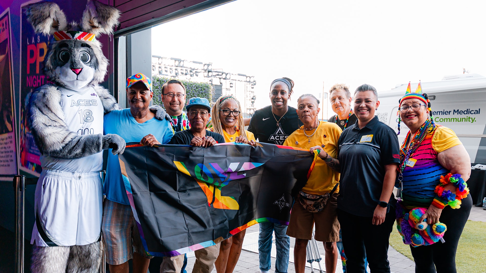 Aces Attend Pride Bingo at AREA15 (6/4/2025)