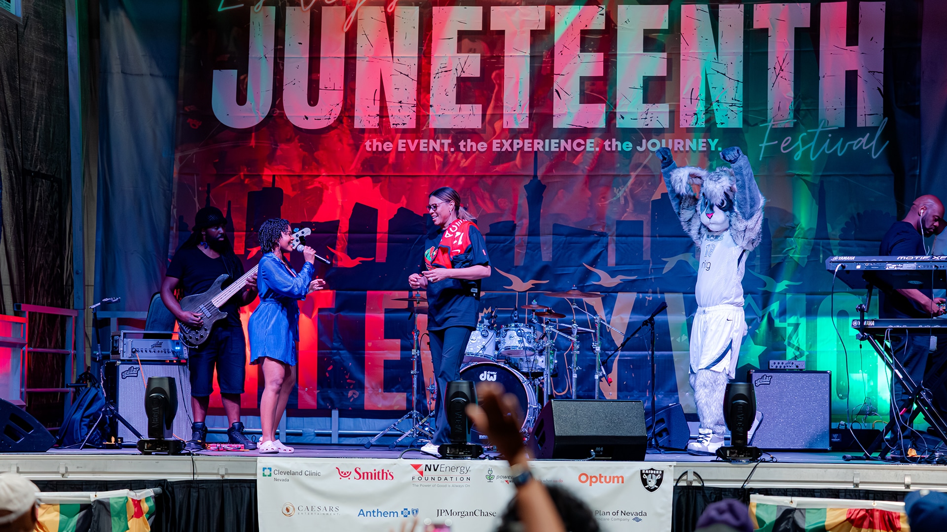 Aces Participate in Juneteenth Festival (6/21/2025)