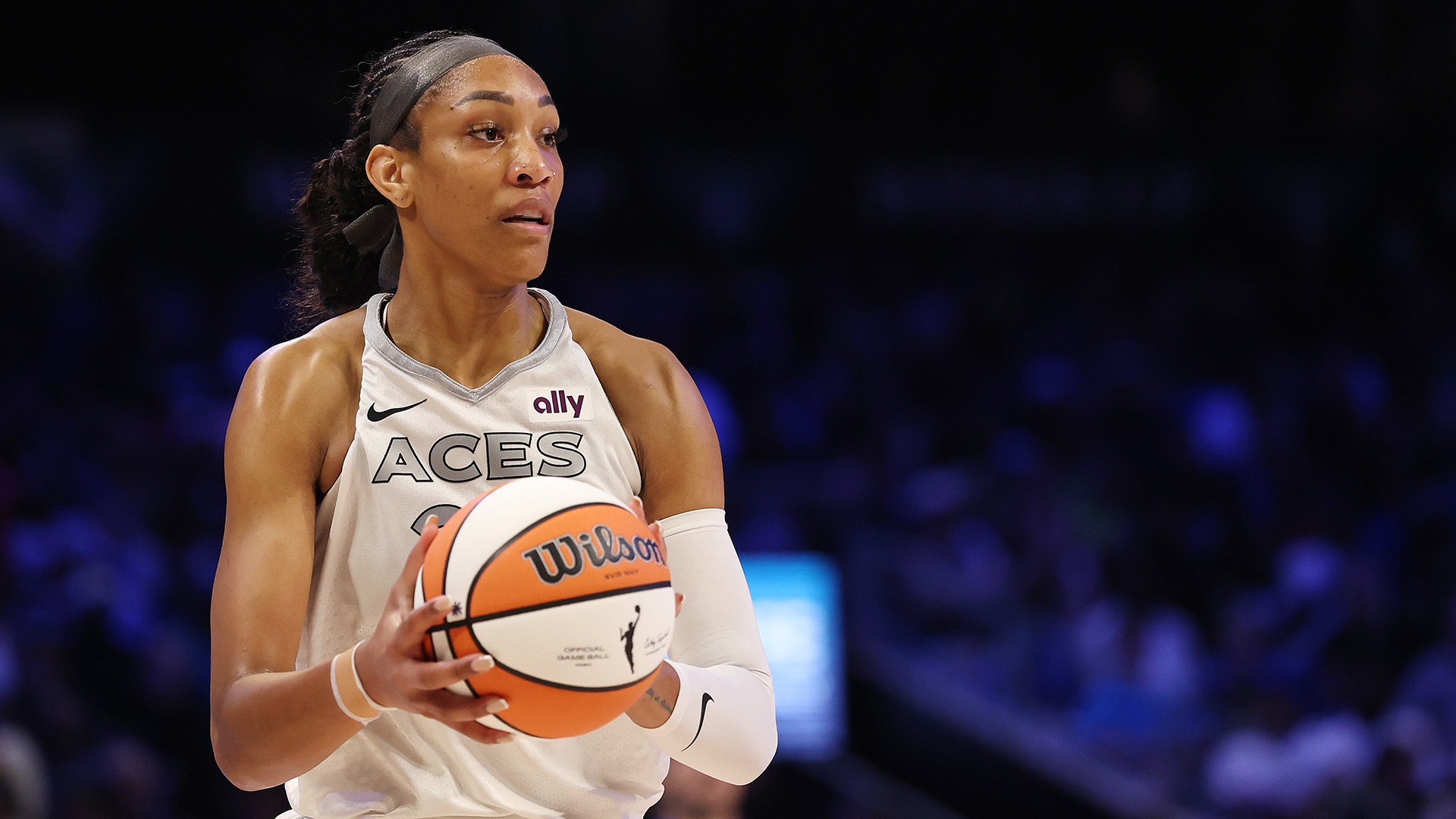 A'ja Wilson's 14-Point, 10-Rebound Game vs. Wings (7/27/2025)