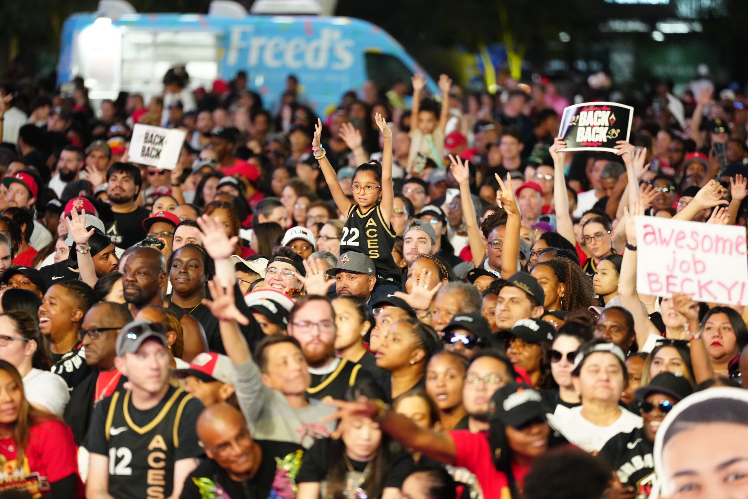 Las Vegas Aces WNBA Championship Parade
