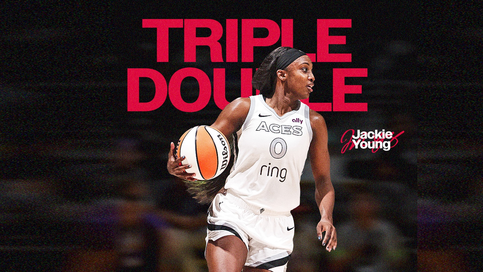 Jackie Young Records First Triple Double of Her Career