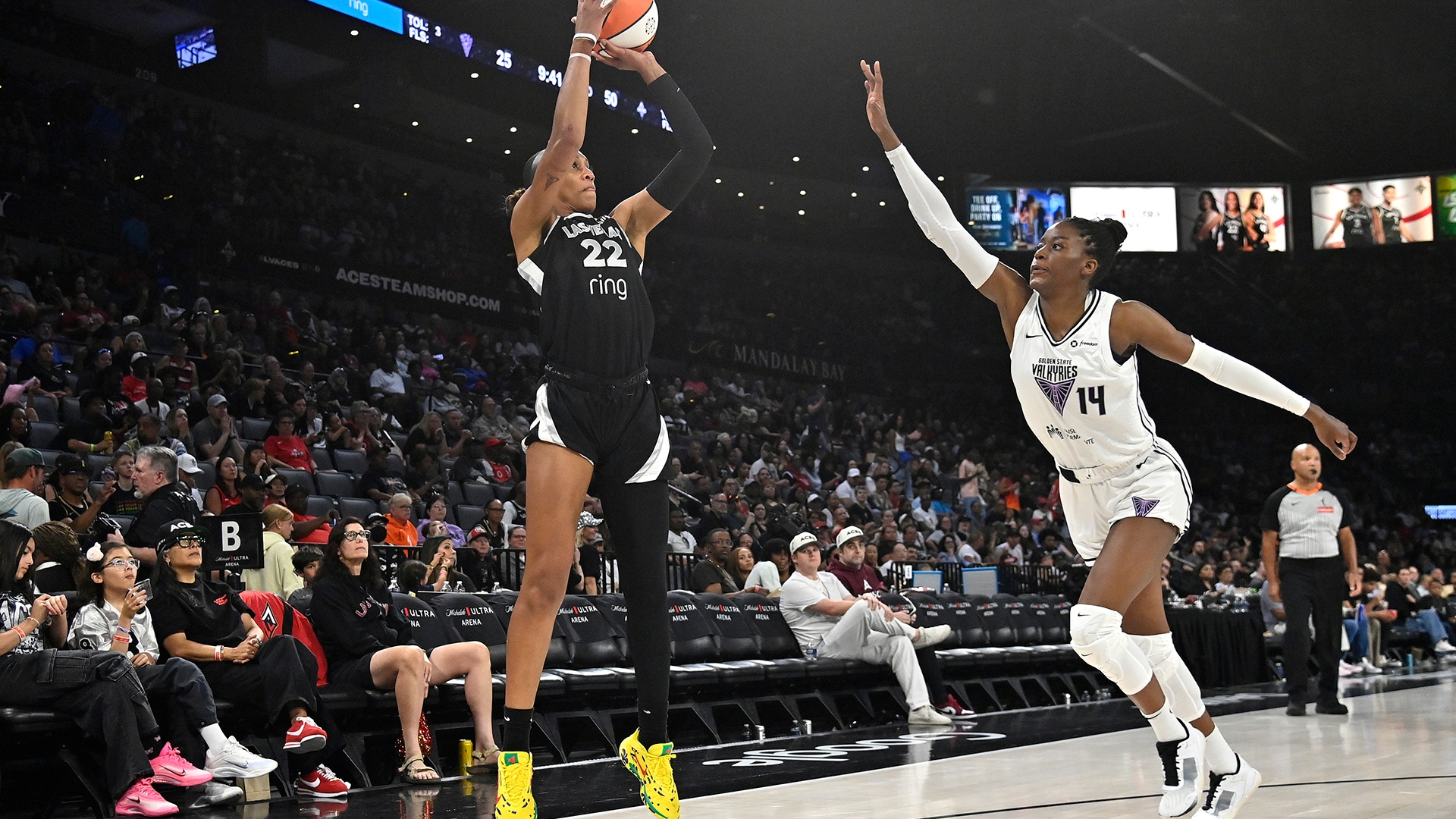 Aces 101, Valkyries 77 (8/3/2025)