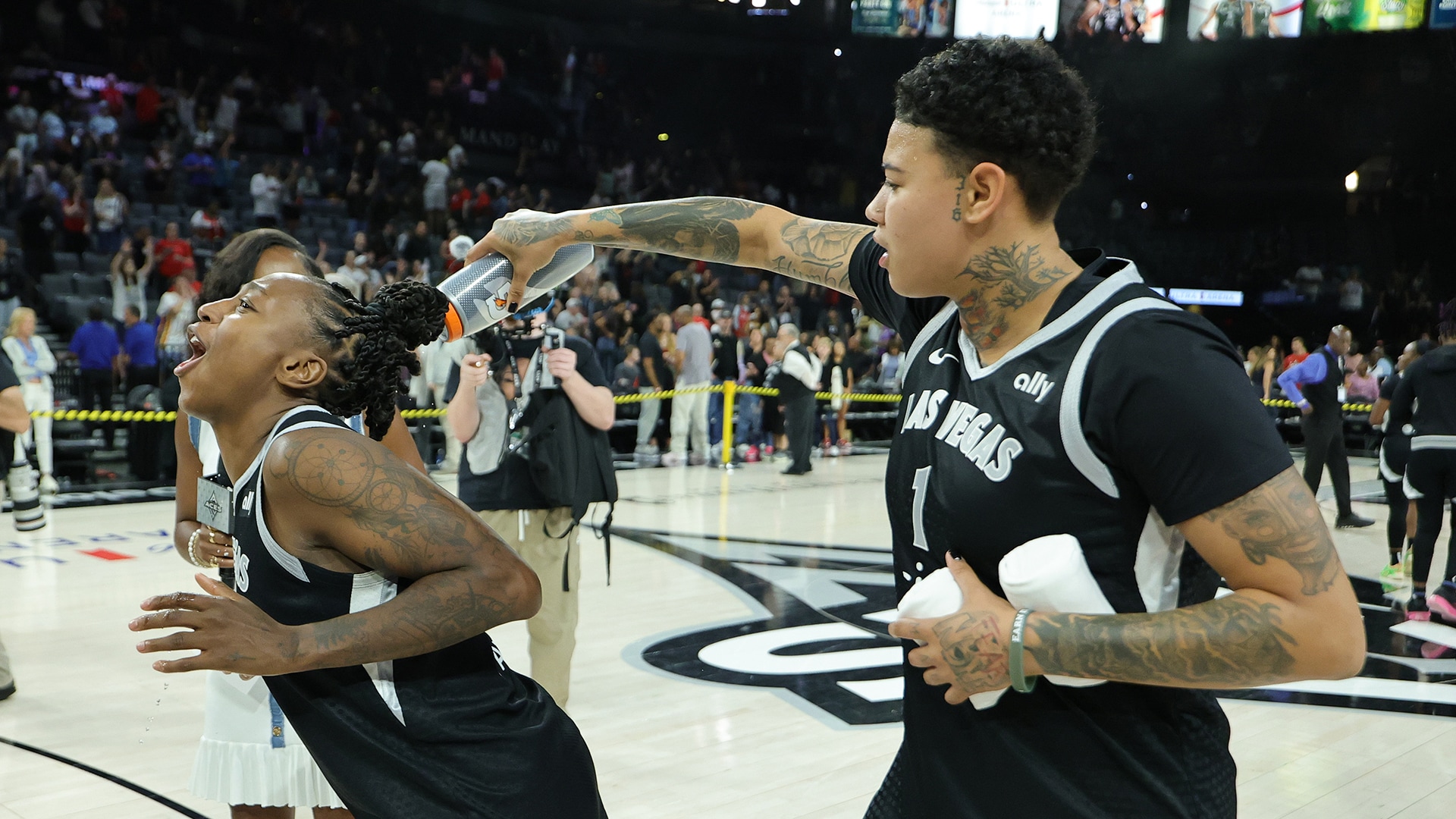 Aces 101, Valkyries 77 (8/3/2025)
