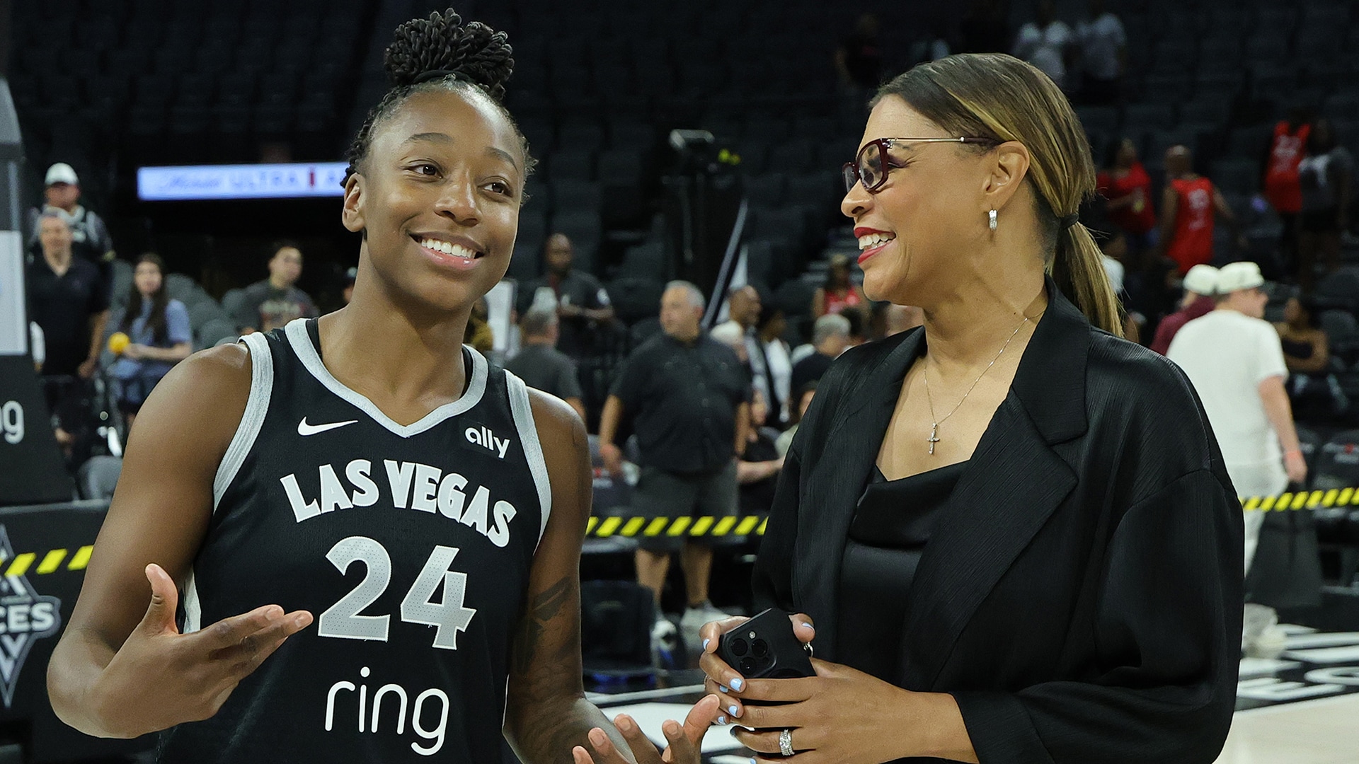 Aces 101, Valkyries 77 (8/3/2025)