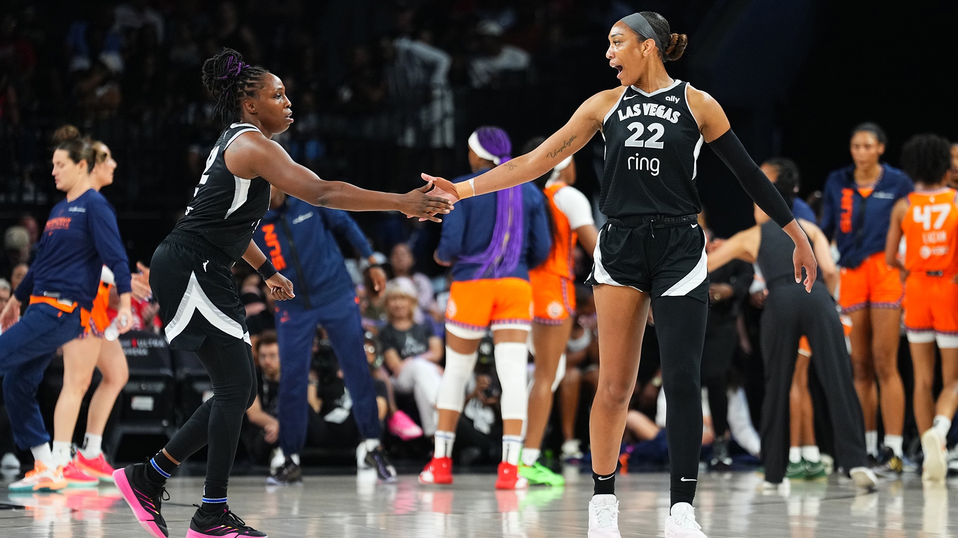 Aces 94,  Sun 86 (8/10/2025