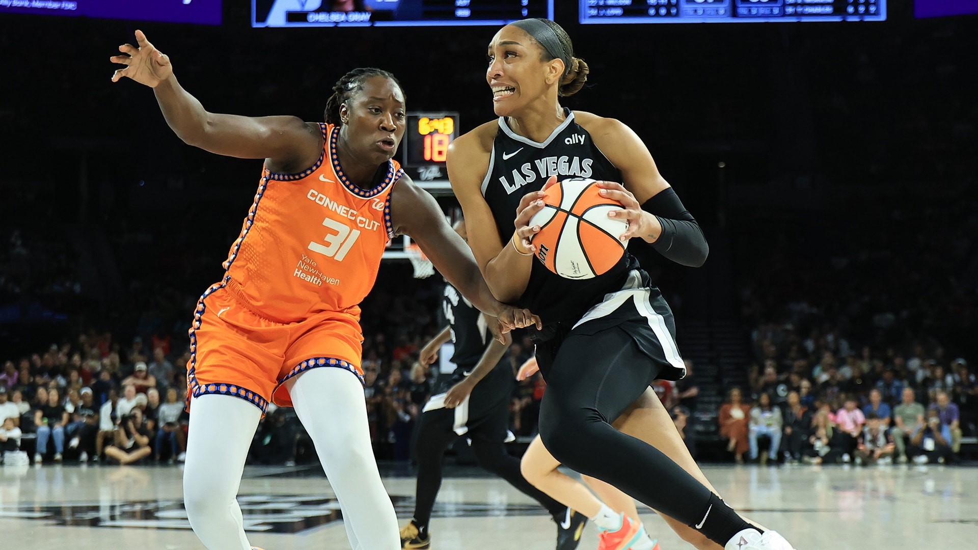 GAME RECAP: A'ja Wilson Records First 30-Point, 20-Rebound Game in WNBA History in 94-86 Win Over Sun