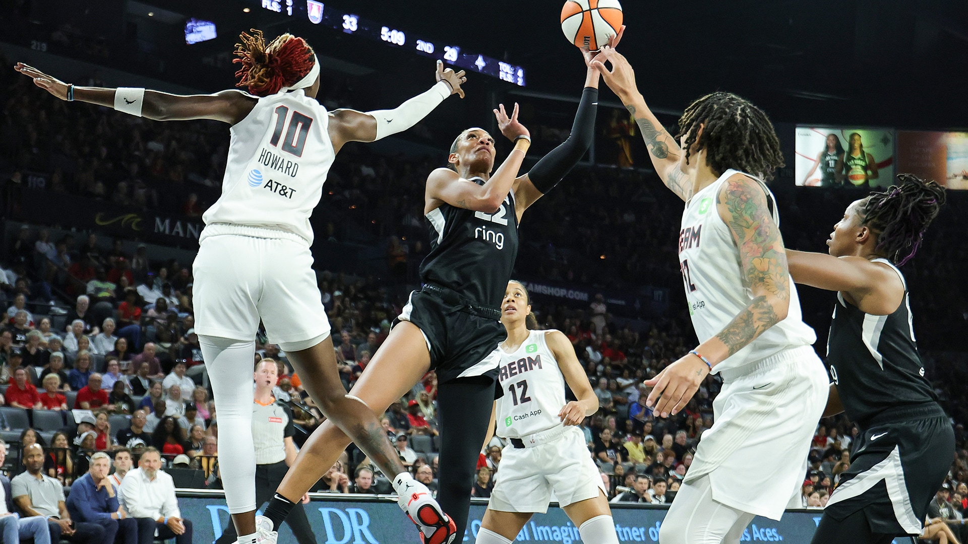 Aces 74, Dream 72 (8/19/2025)