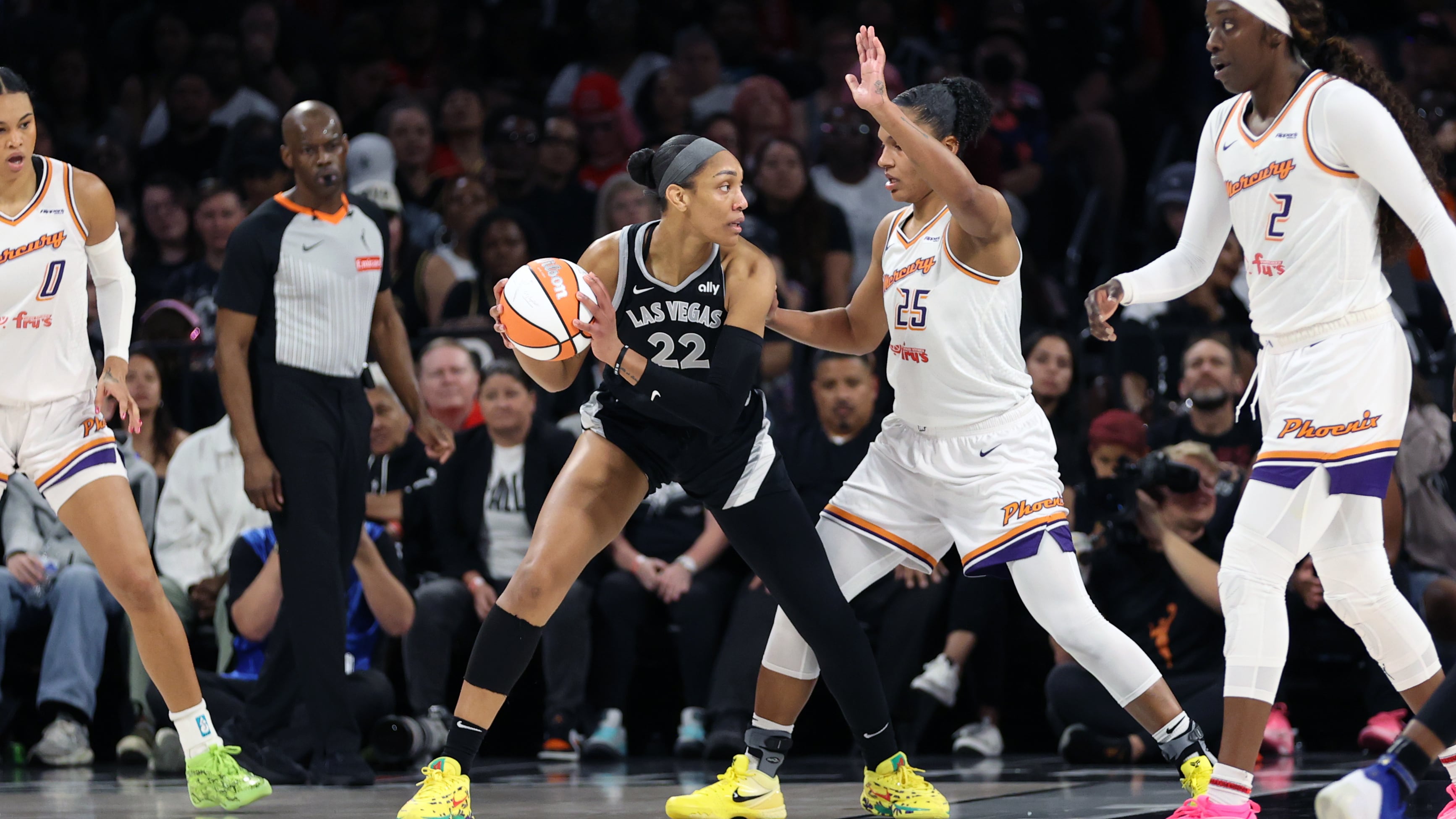 Aces vs. Mercury 2nd Half Highlights | WNBA Finals Game 1 (10/3/2025)