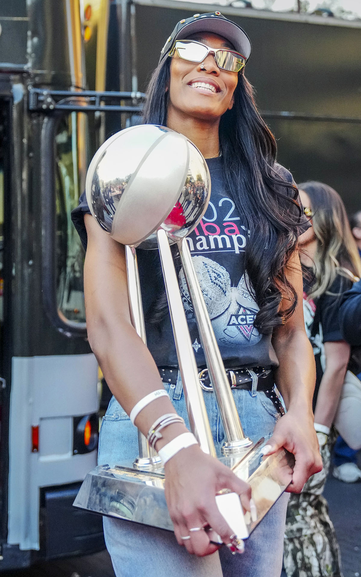 Las Vegas Aces 2025 WNBA Championship Victory Celebration & Rally
