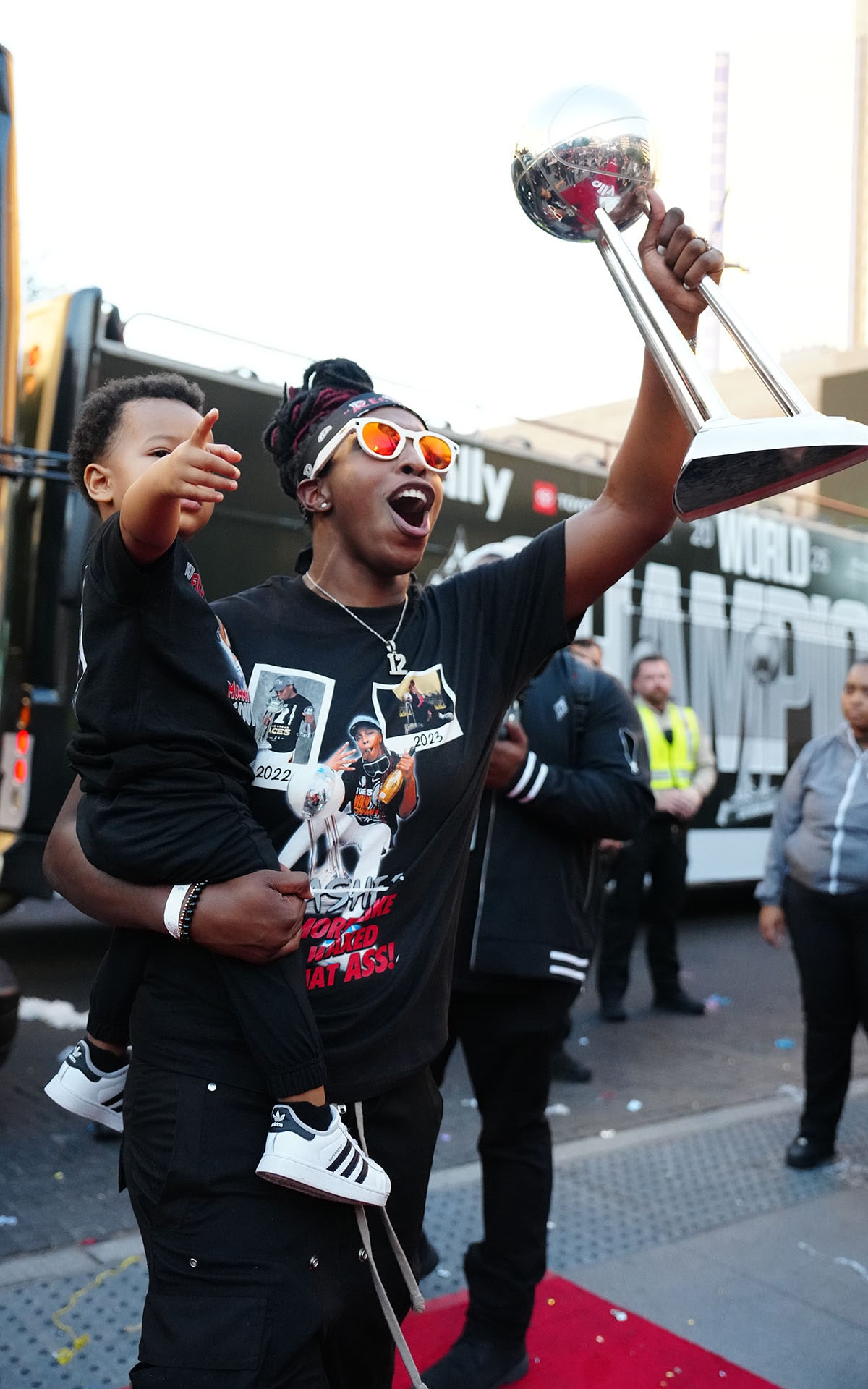 Las Vegas Aces 2025 WNBA Championship Victory Celebration & Rally