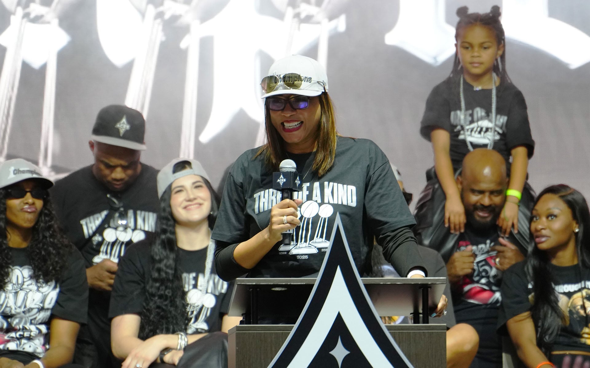 Las Vegas Aces 2025 WNBA Championship Victory Celebration & Rally