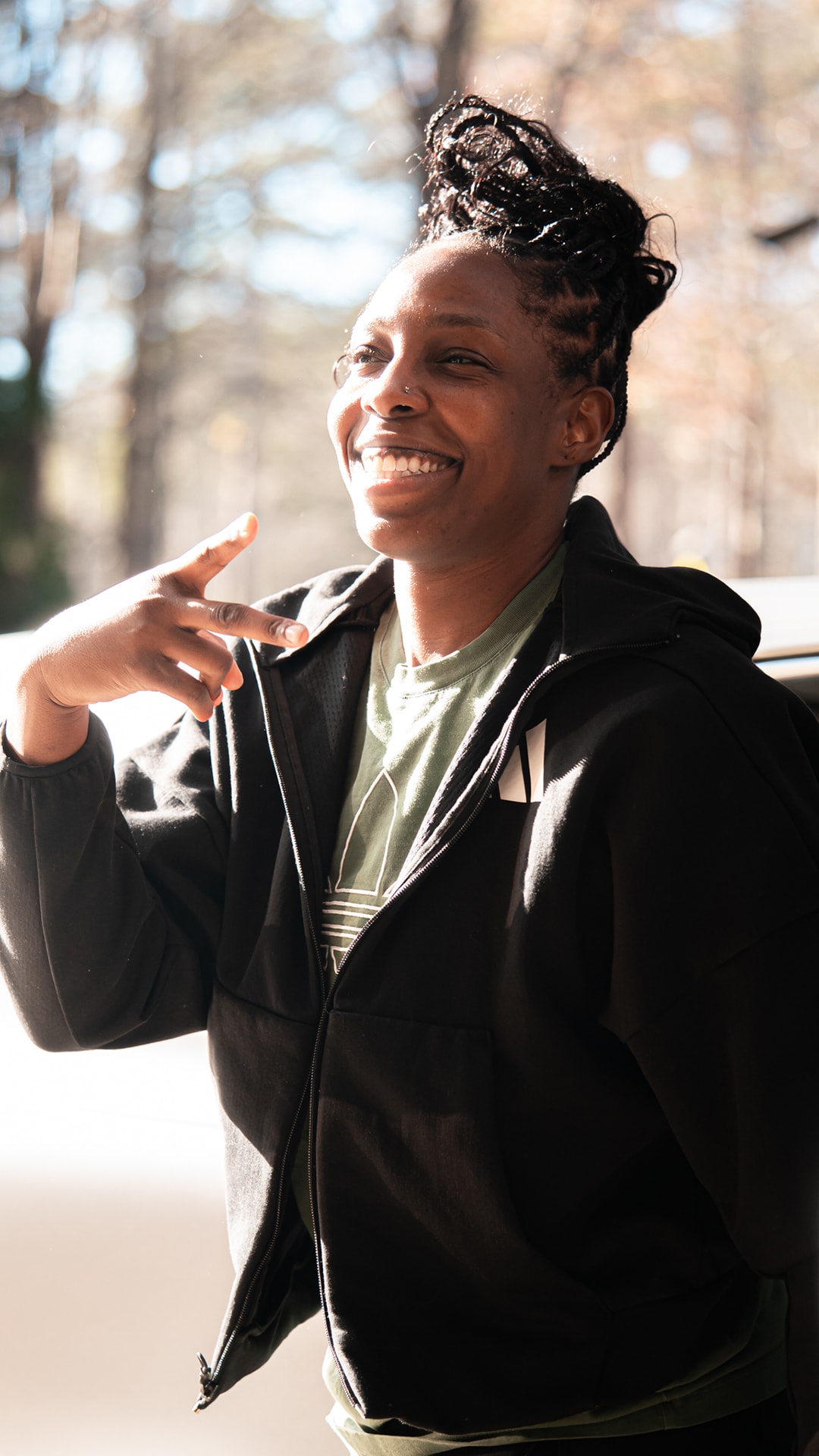 Chelsea Gray and Jackie Young at the December 2025 USA Women's National Team Training Camp (Photo Credit: USA Basketball)