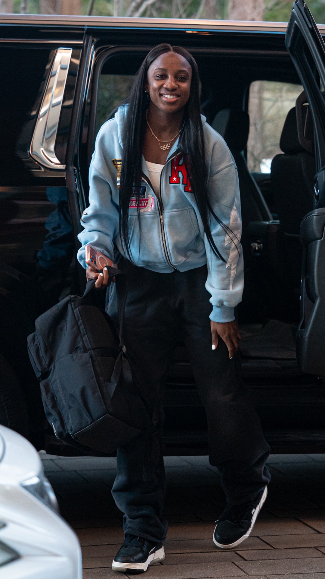 Chelsea Gray and Jackie Young at the December 2025 USA Women's National Team Training Camp (Photo Credit: USA Basketball)