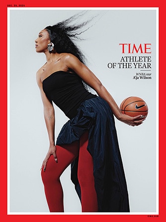 A'ja Wilson's cover of TIME Magazine