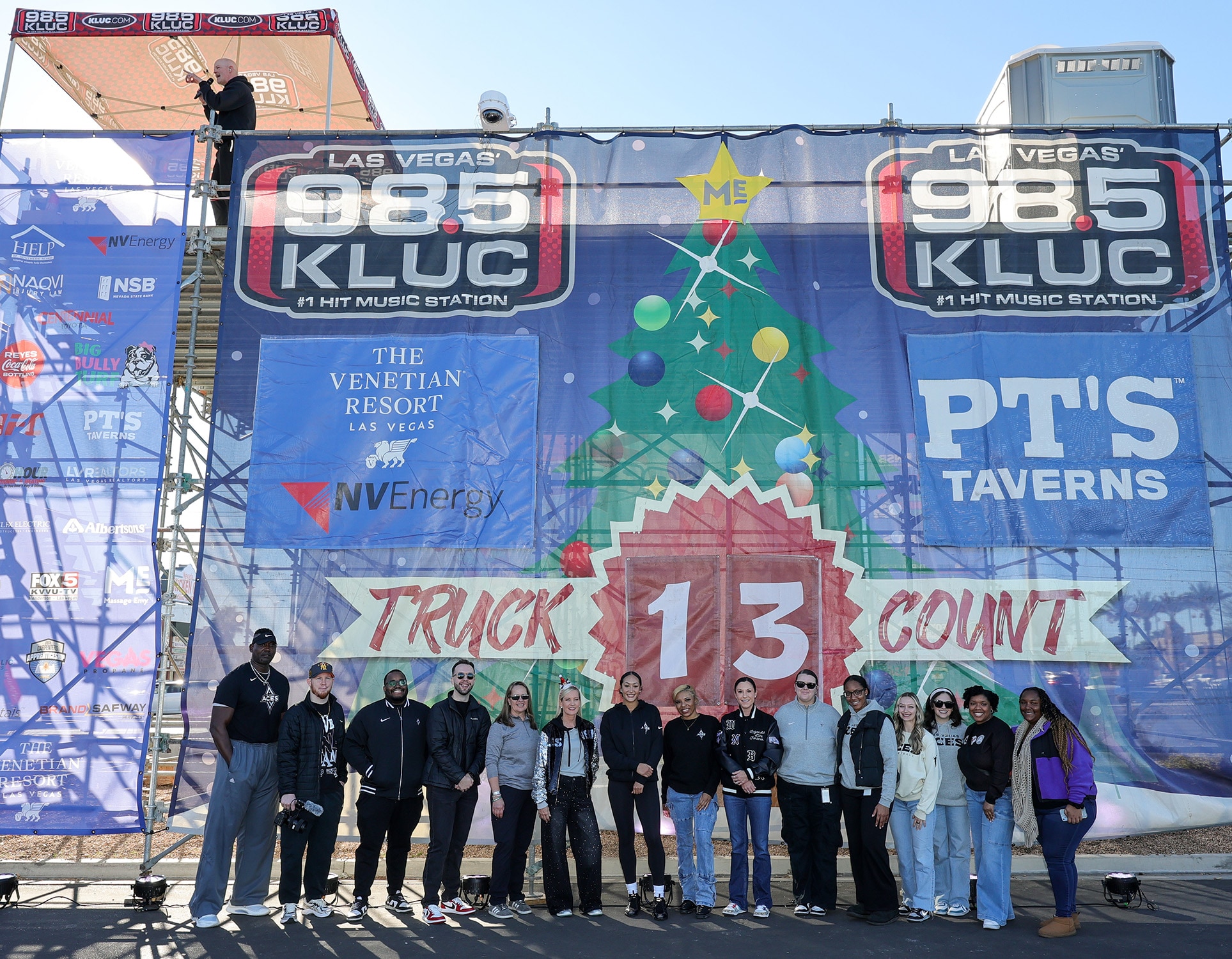 Las Vegas Aces front office staff & Aaliyah Nye