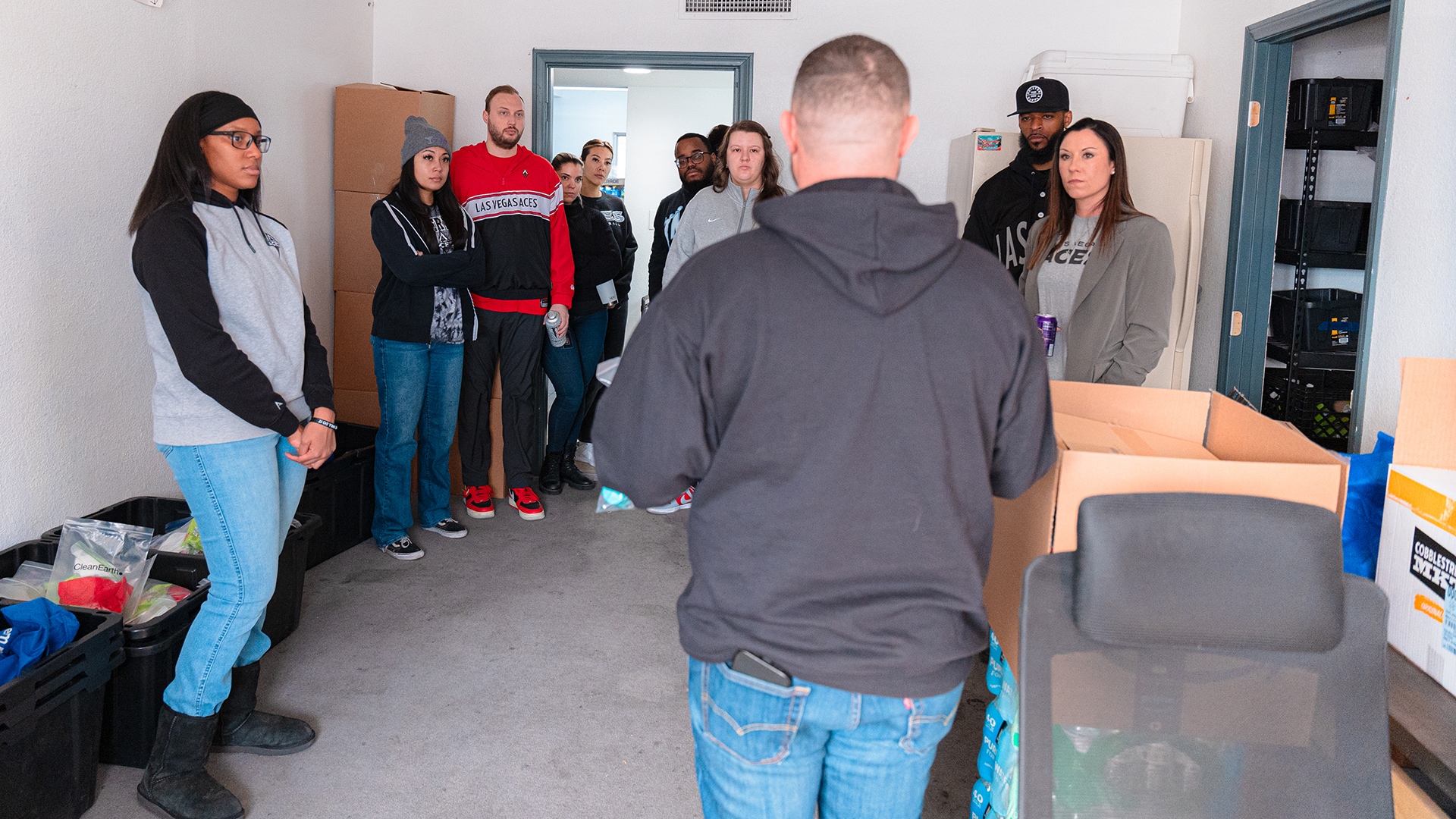 Las Vegas Aces and Shine a Light Foundation (1/8/2025)