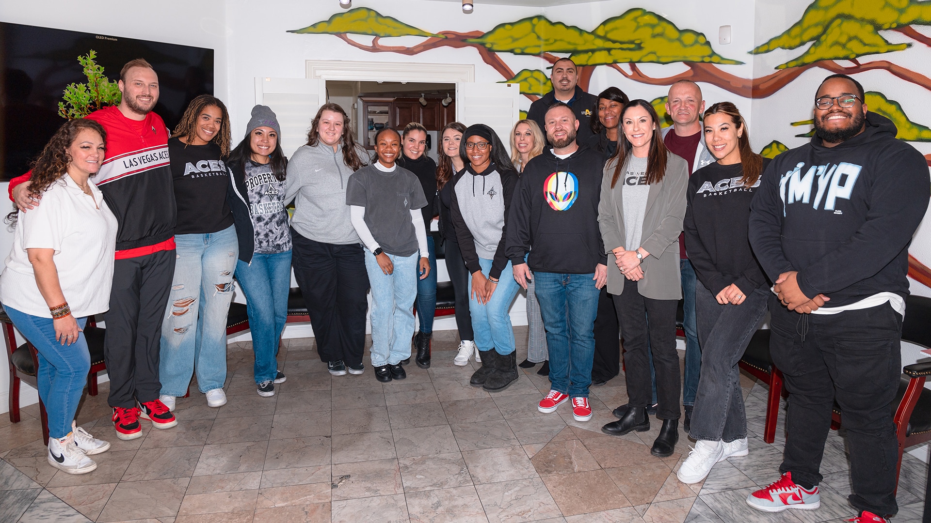 Las Vegas Aces and Shine a Light Foundation (1/8/2025)