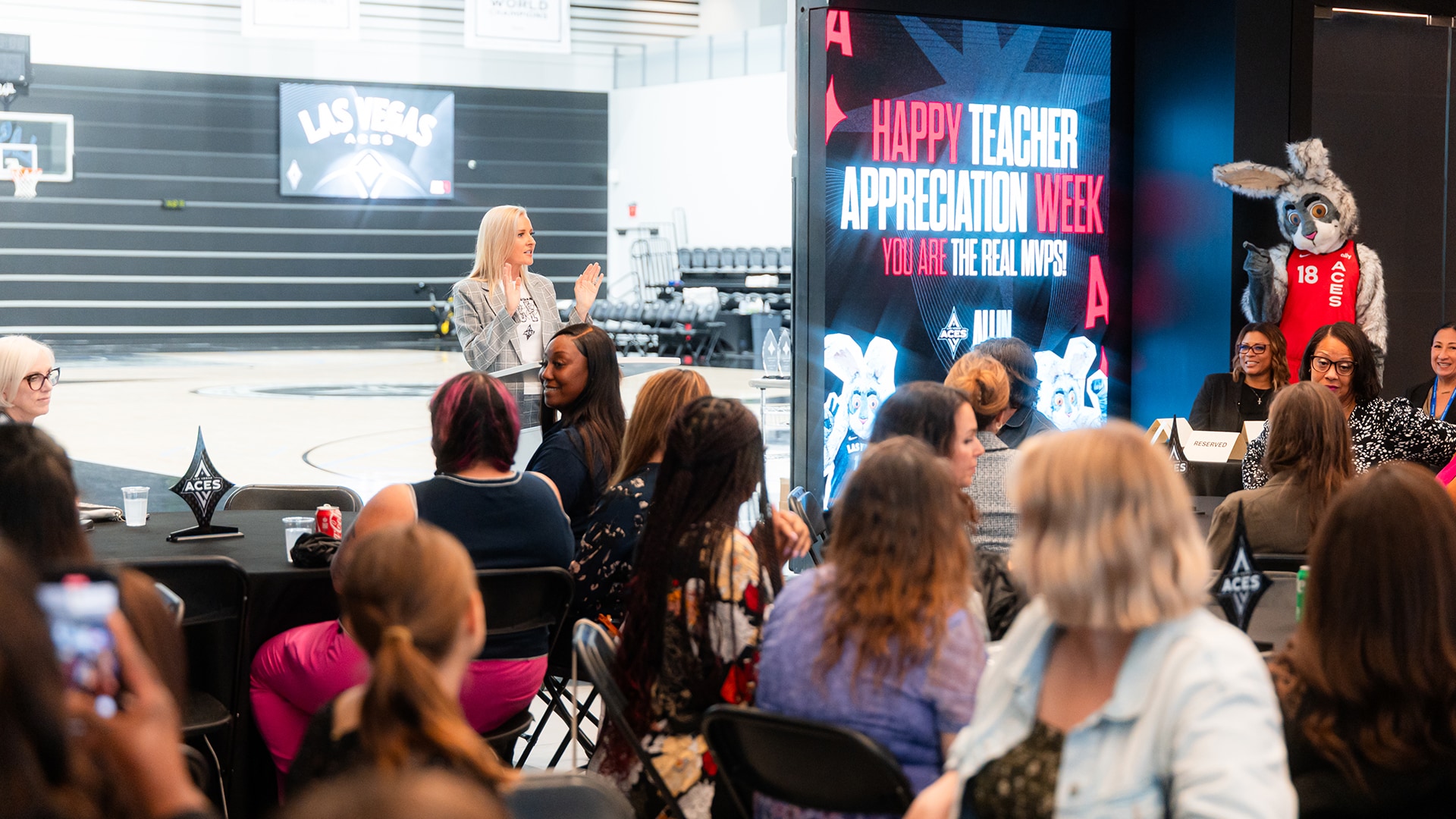 Aces Host Teacher Appreciation Dinner for Clark County Teachers and Staff (5/5/2025)