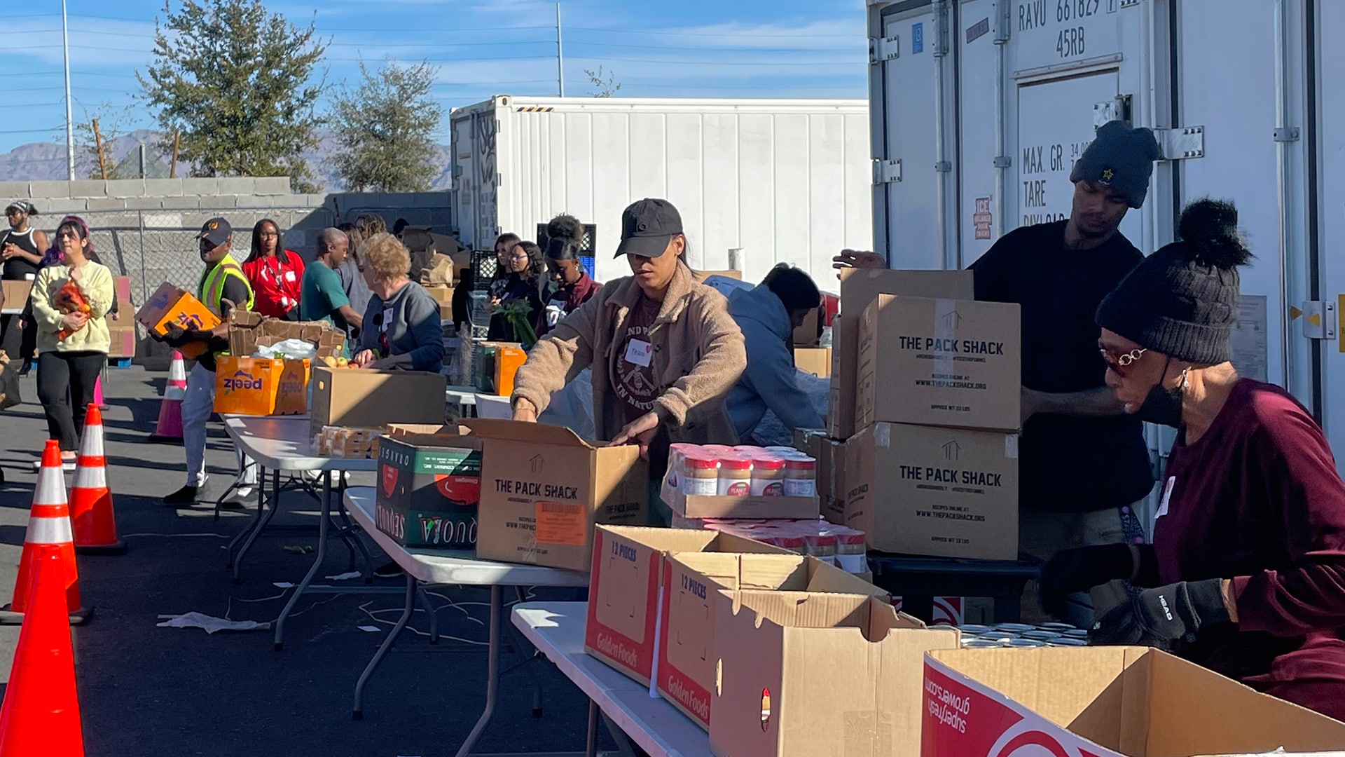 Aces and Just One Project Food Drive (2/25/2025)