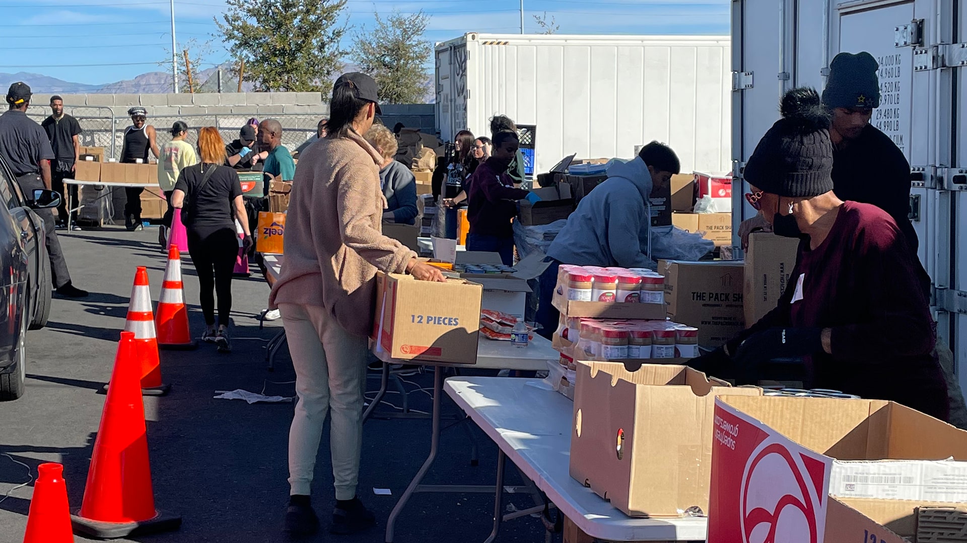 Aces and Just One Project Food Drive (2/25/2025)