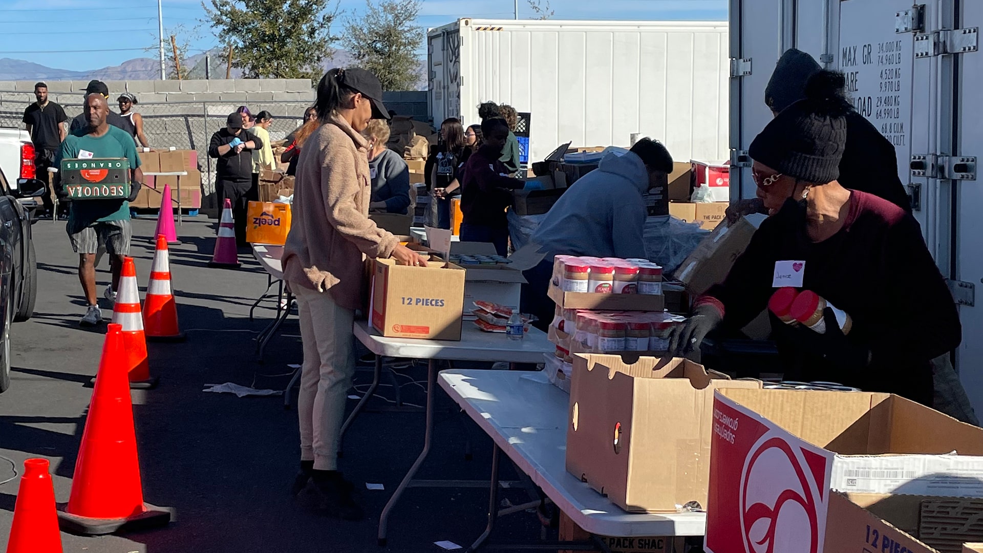 Aces and Just One Project Food Drive (2/25/2025)