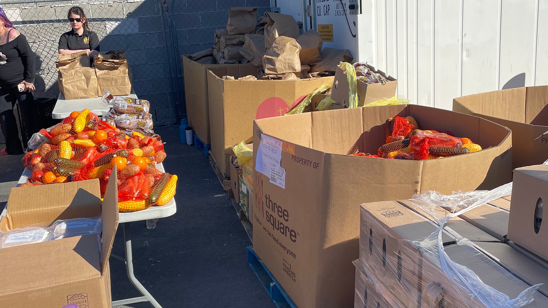 Aces and Just One Project Food Drive (2/25/2025)