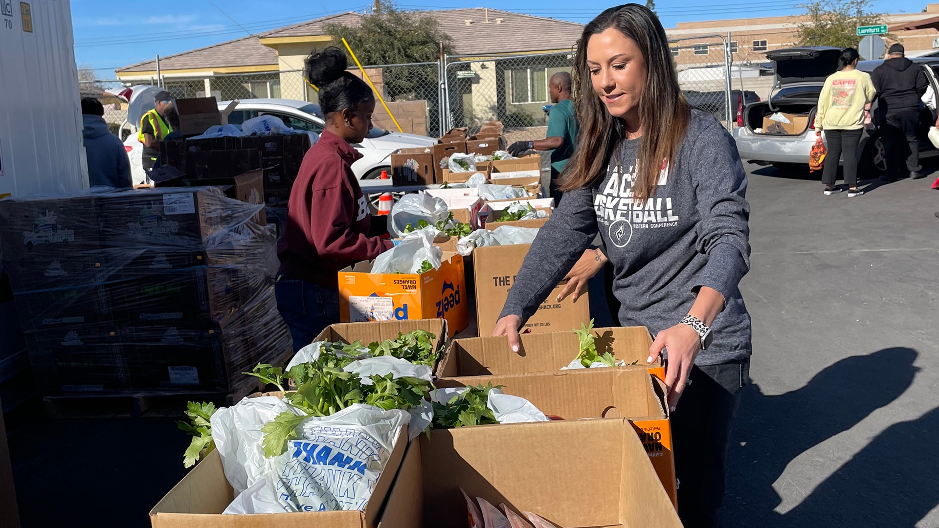 Aces and Just One Project Food Drive (2/25/2025)