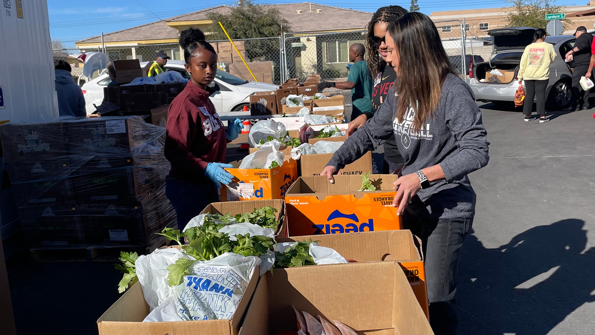 Aces and Just One Project Food Drive (2/25/2025)