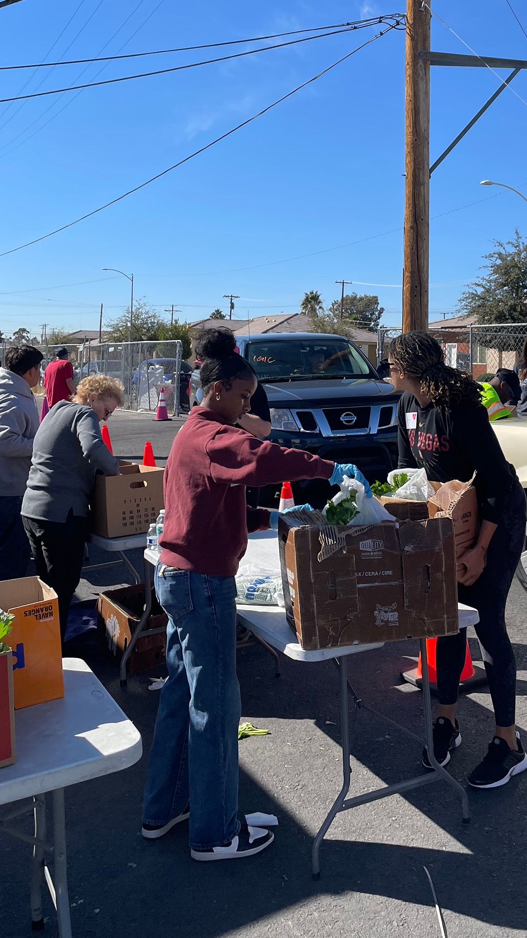 Aces and Just One Project Food Drive (2/25/2025)
