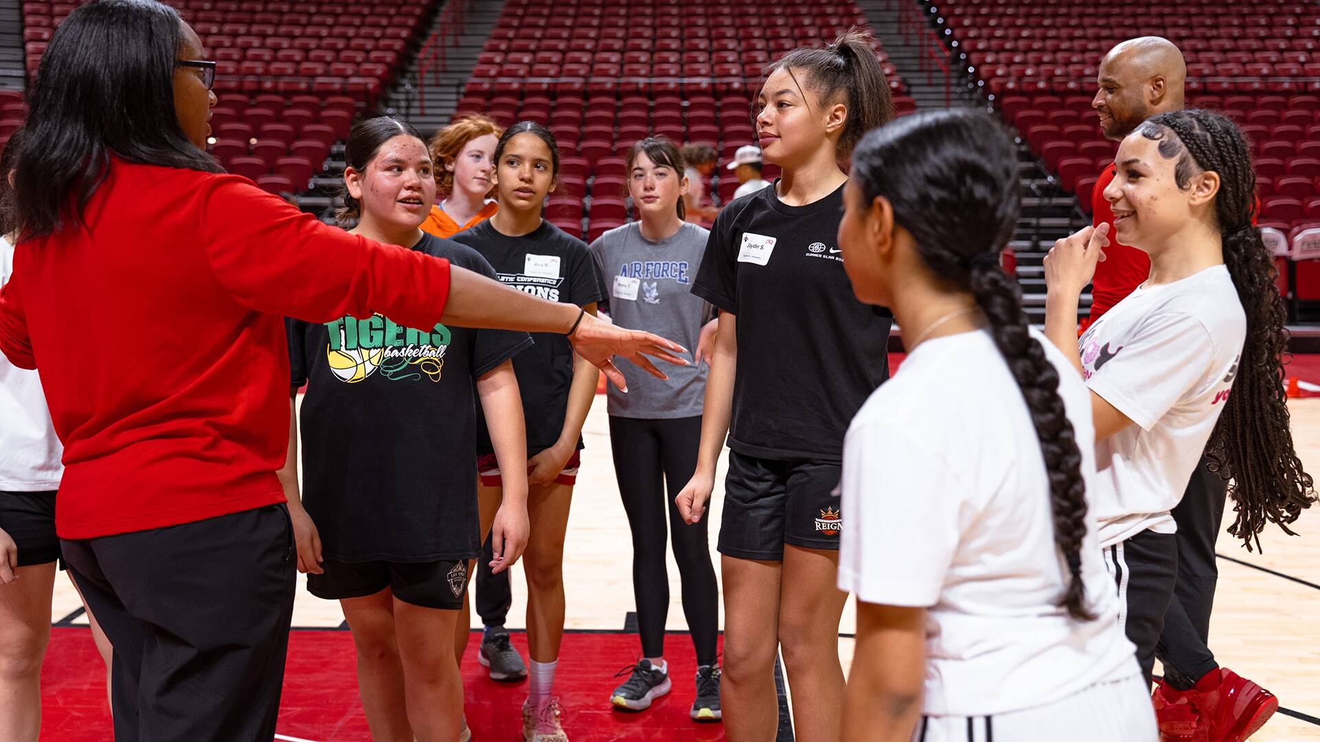 Gallery & Video: National Girls and Women in Sports Day with the Las Vegas Aces and UNLV (2/1/2025)
