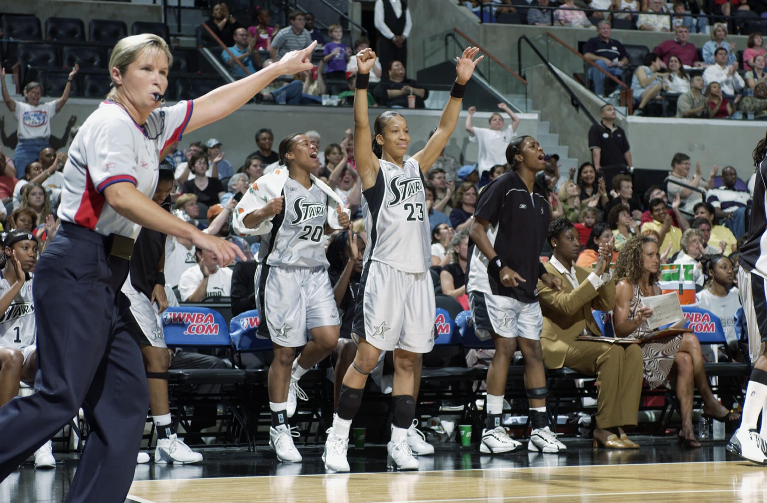 LaTonya Johnson celebrates
