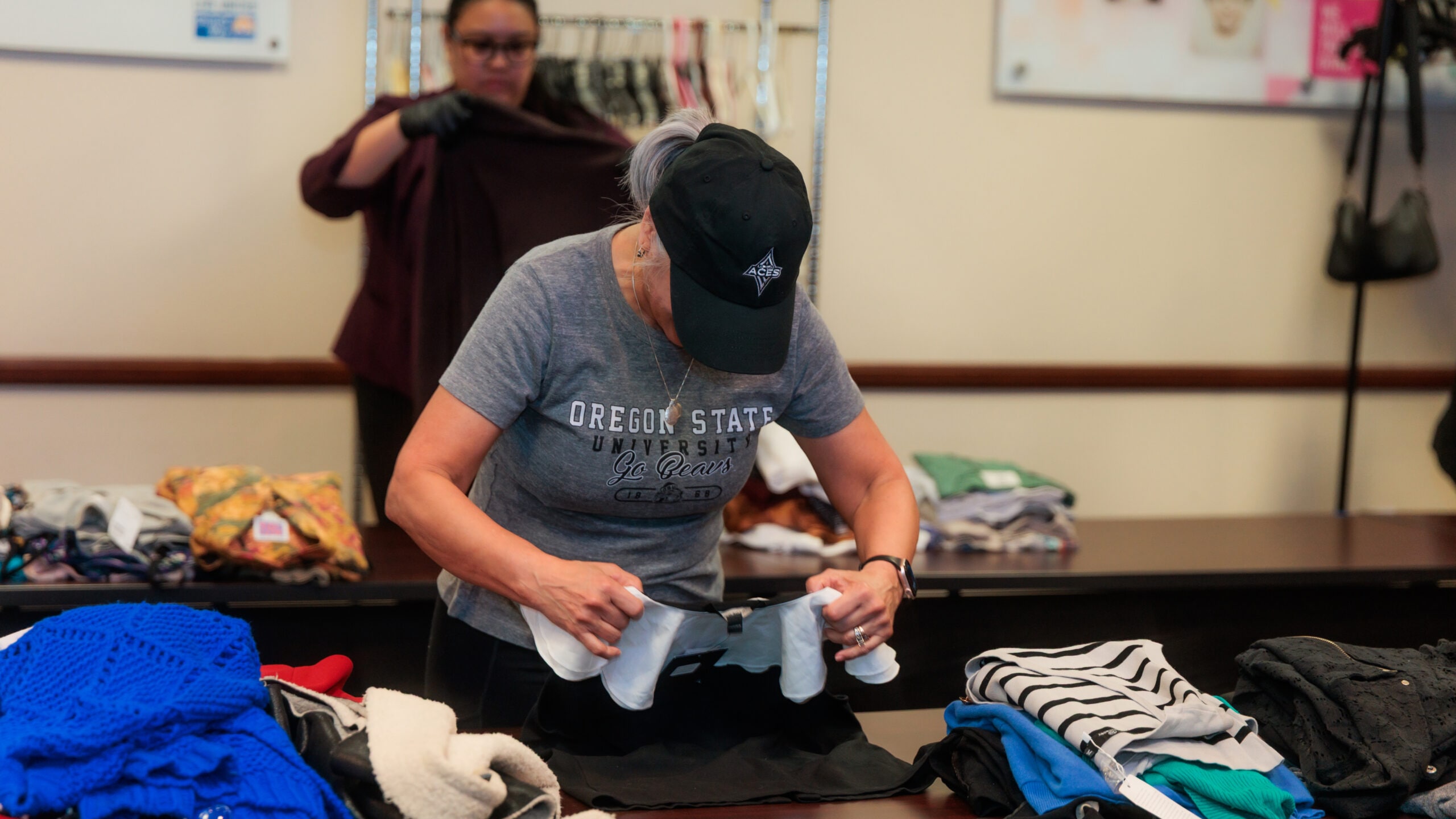 Aces at United Way's Sip N Sort Volunteer Event