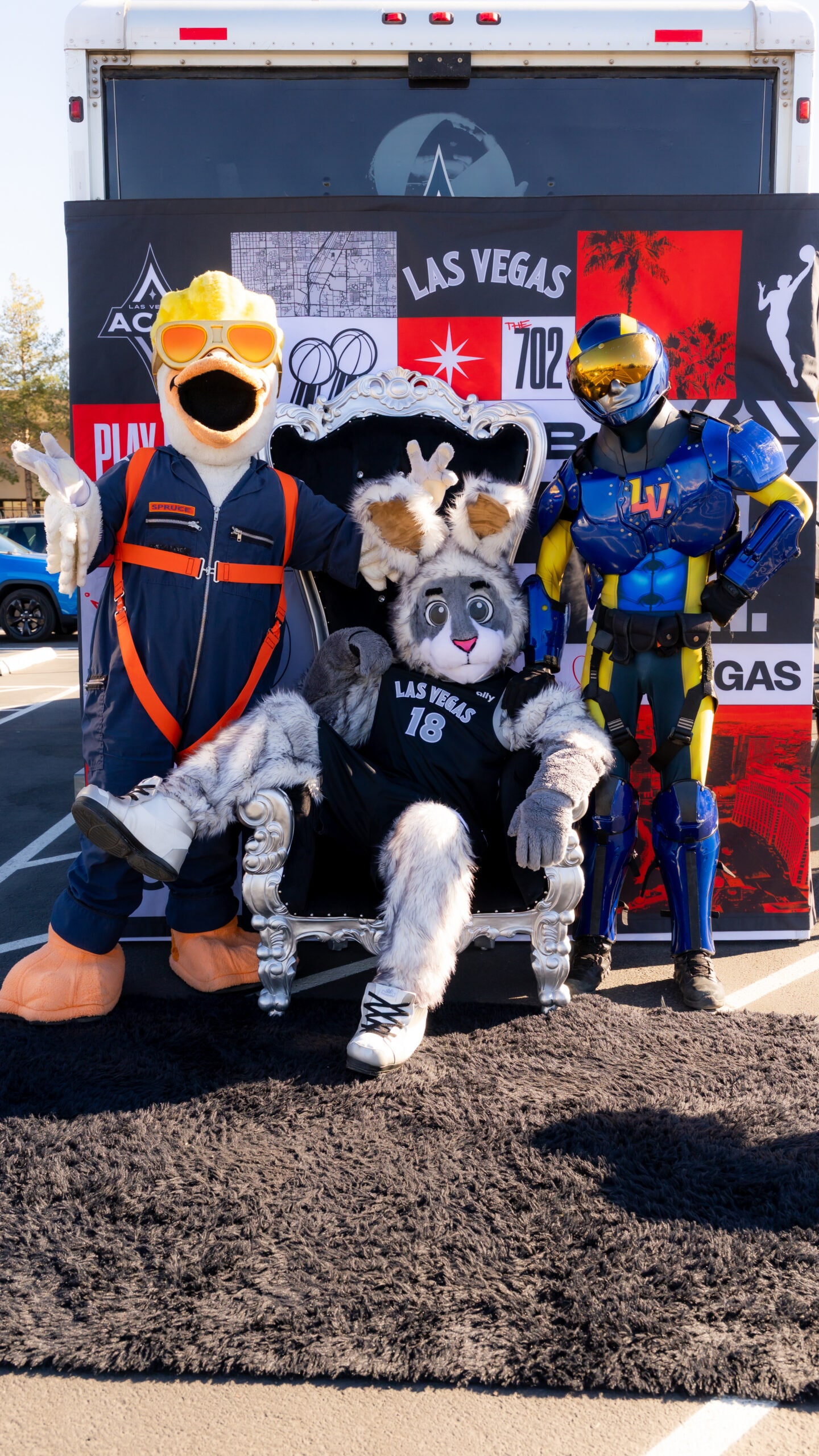 Aces at Opportunity Village's Touch-A-Truck Event