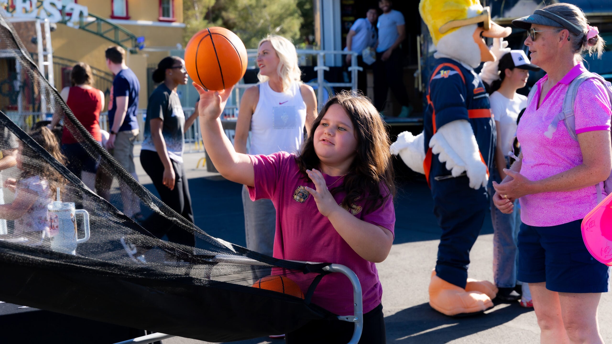 Aces at Opportunity Village's Touch-A-Truck Event