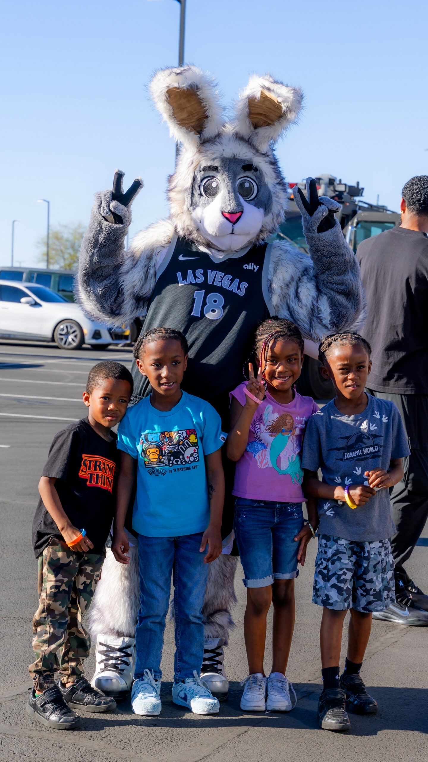 Aces at Opportunity Village's Touch-A-Truck Event