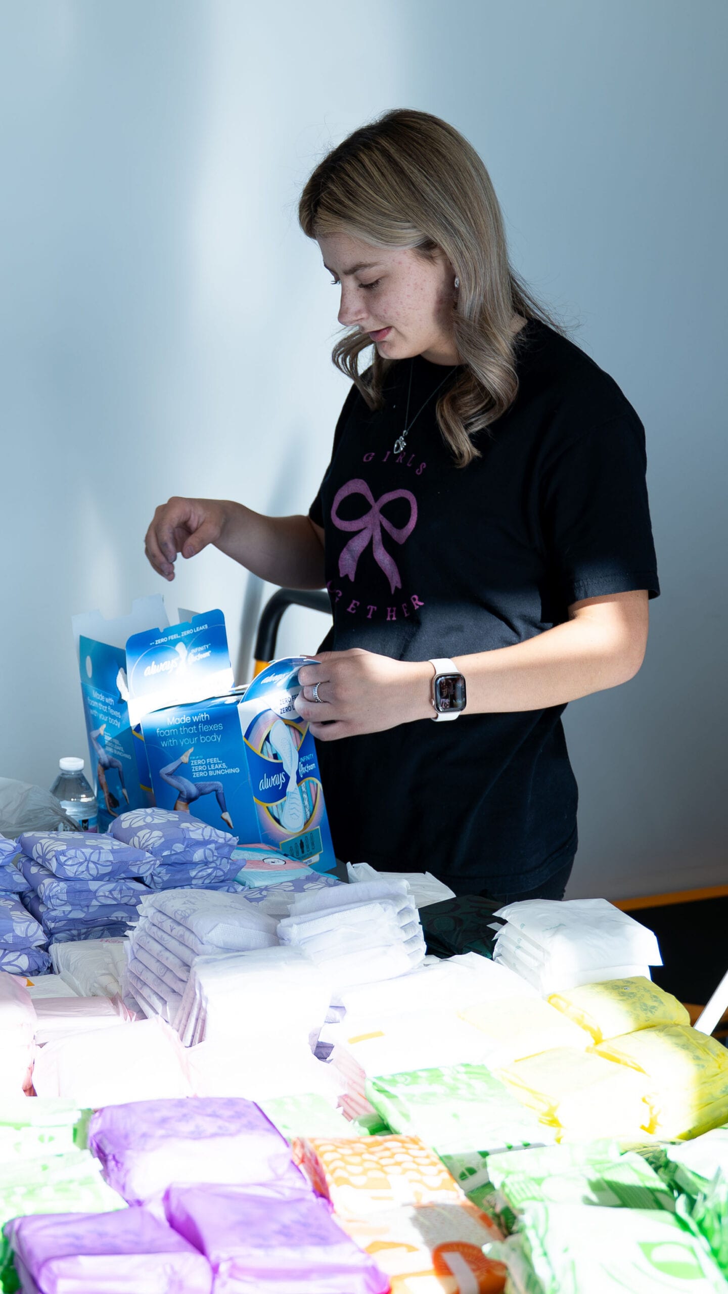 Aces Host Feminine Product Drive Collection and Drop Off