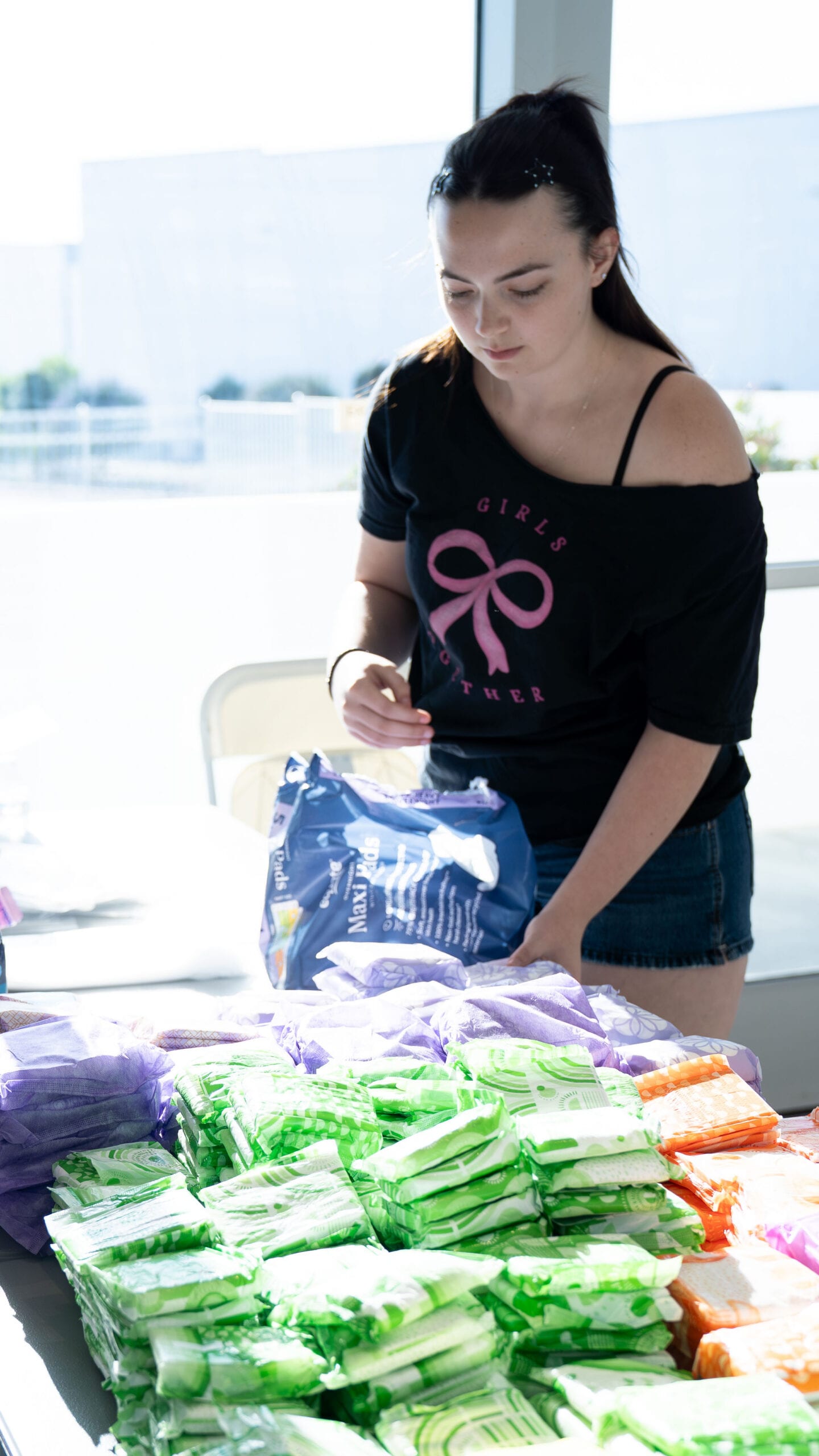 Aces Host Feminine Product Drive Collection and Drop Off