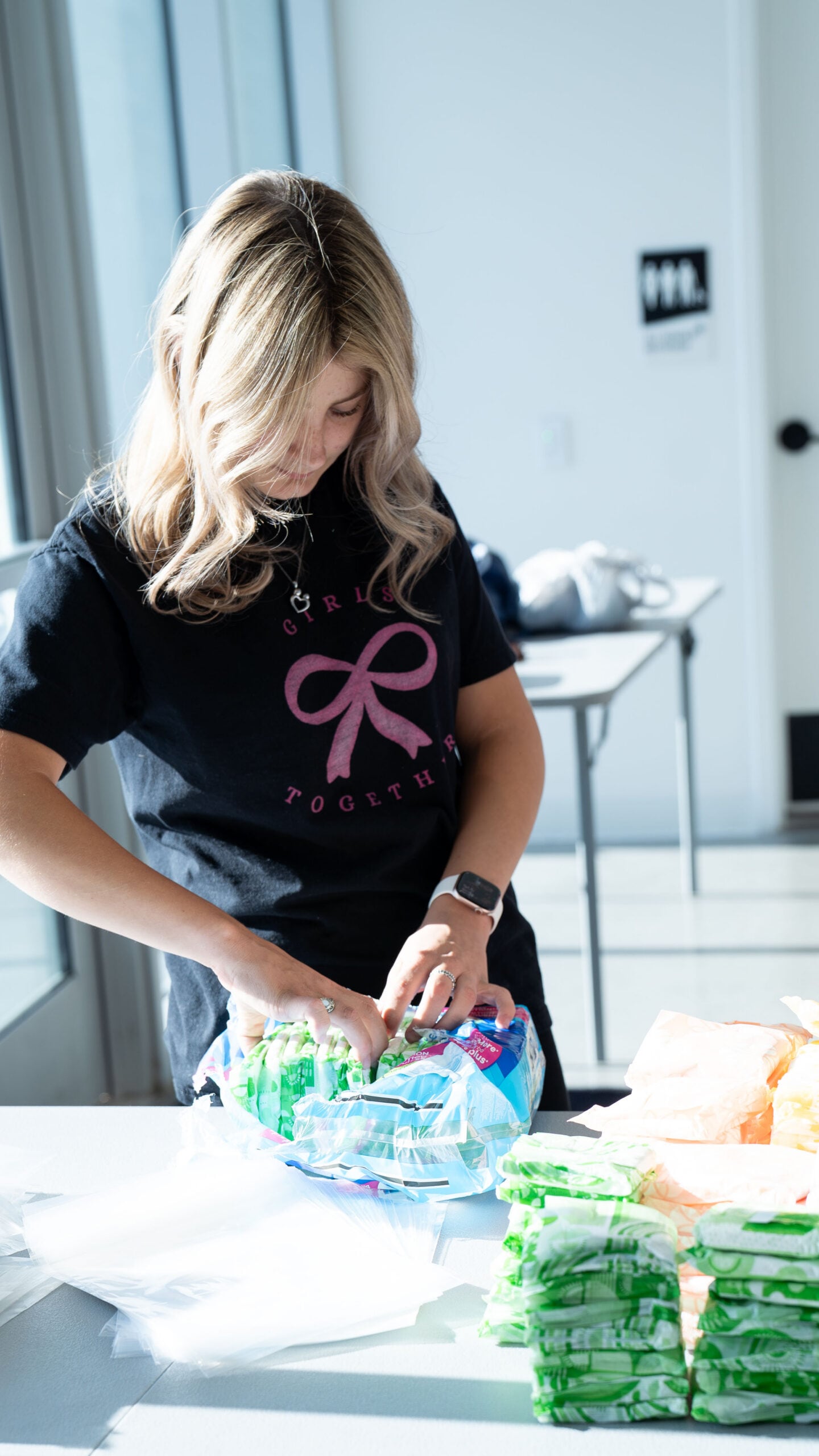 Aces Host Feminine Product Drive Collection and Drop Off