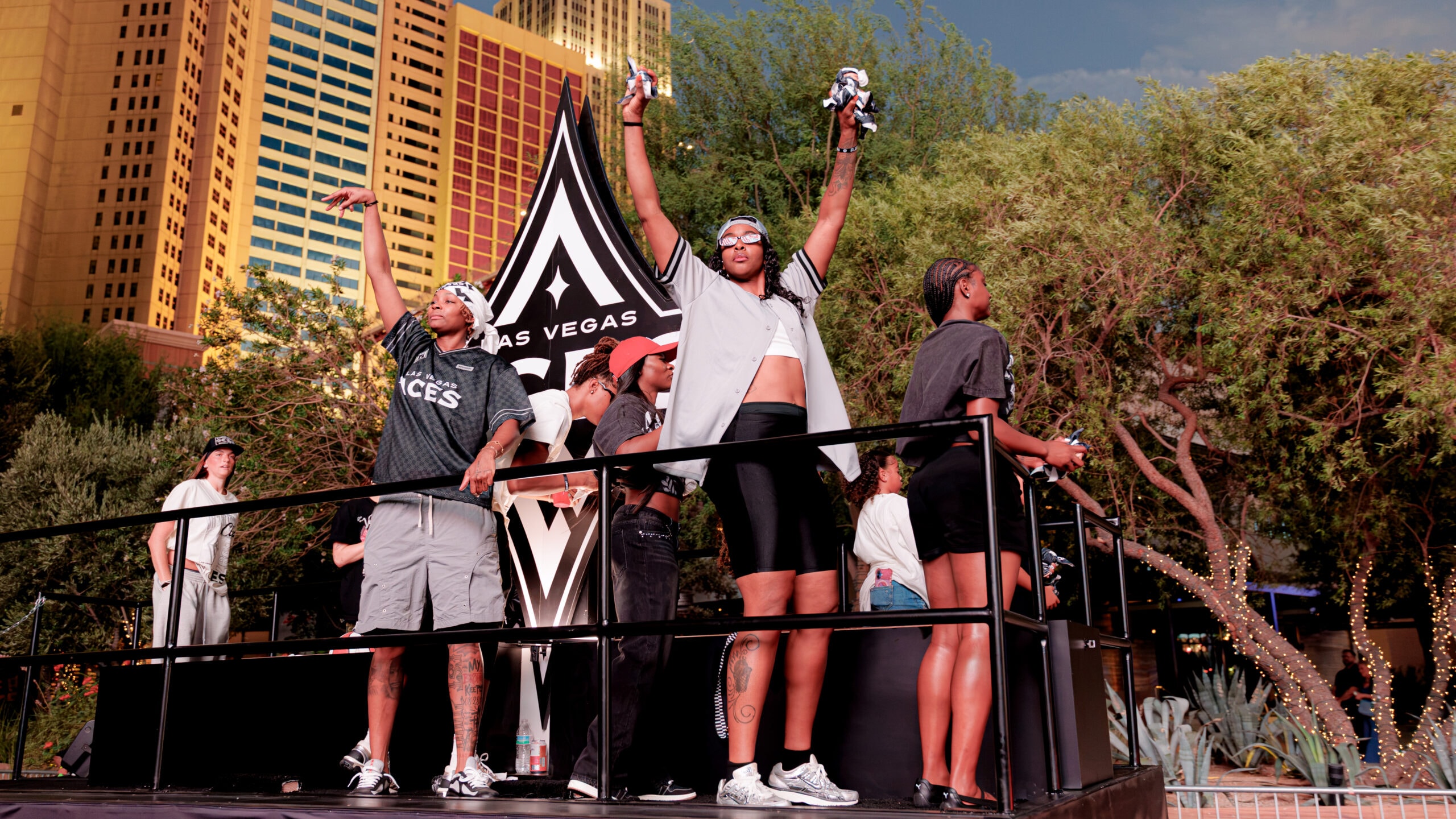 Aces Take Part in Flavor Flav's 'SHE Weekend' Parade in Las Vegas (7/16/2026)