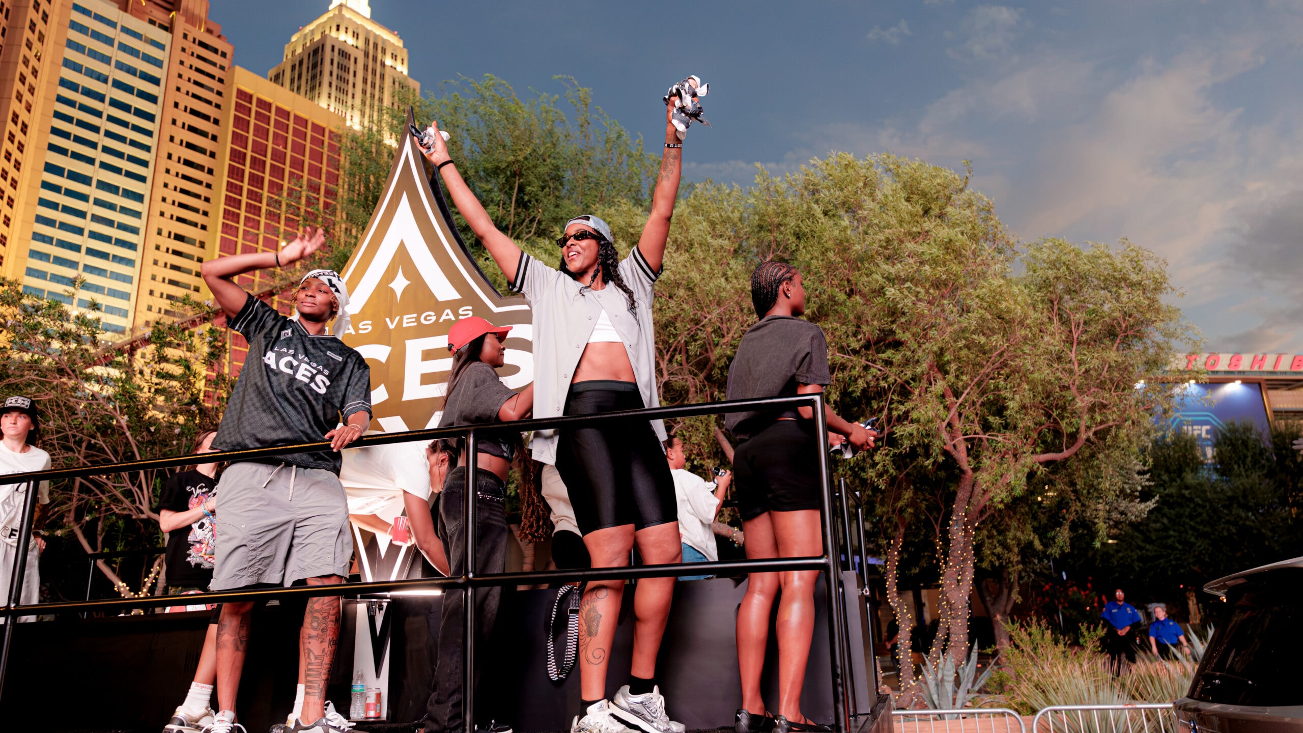 Aces Take Part in Flavor Flav's 'SHE Weekend' Parade in Las Vegas (7/16/2026)