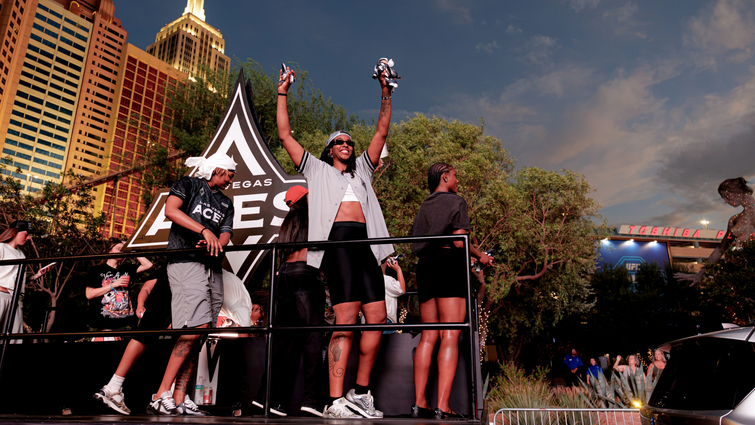Aces Take Part in Flavor Flav's 'SHE Weekend' Parade in Las Vegas (7/16/2026)