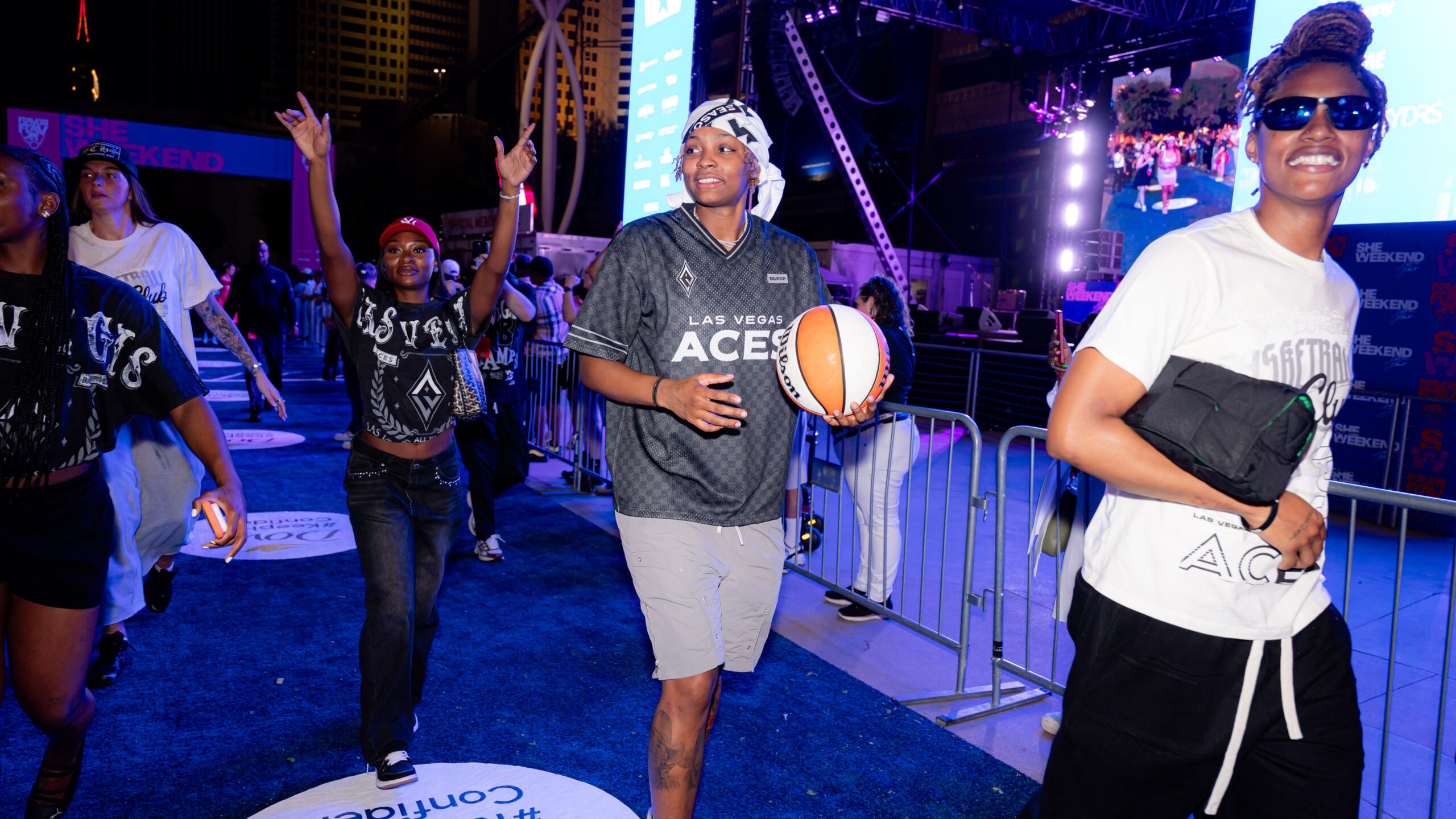Aces Take Part in Flavor Flav's 'SHE Weekend' Parade in Las Vegas (7/16/2026)