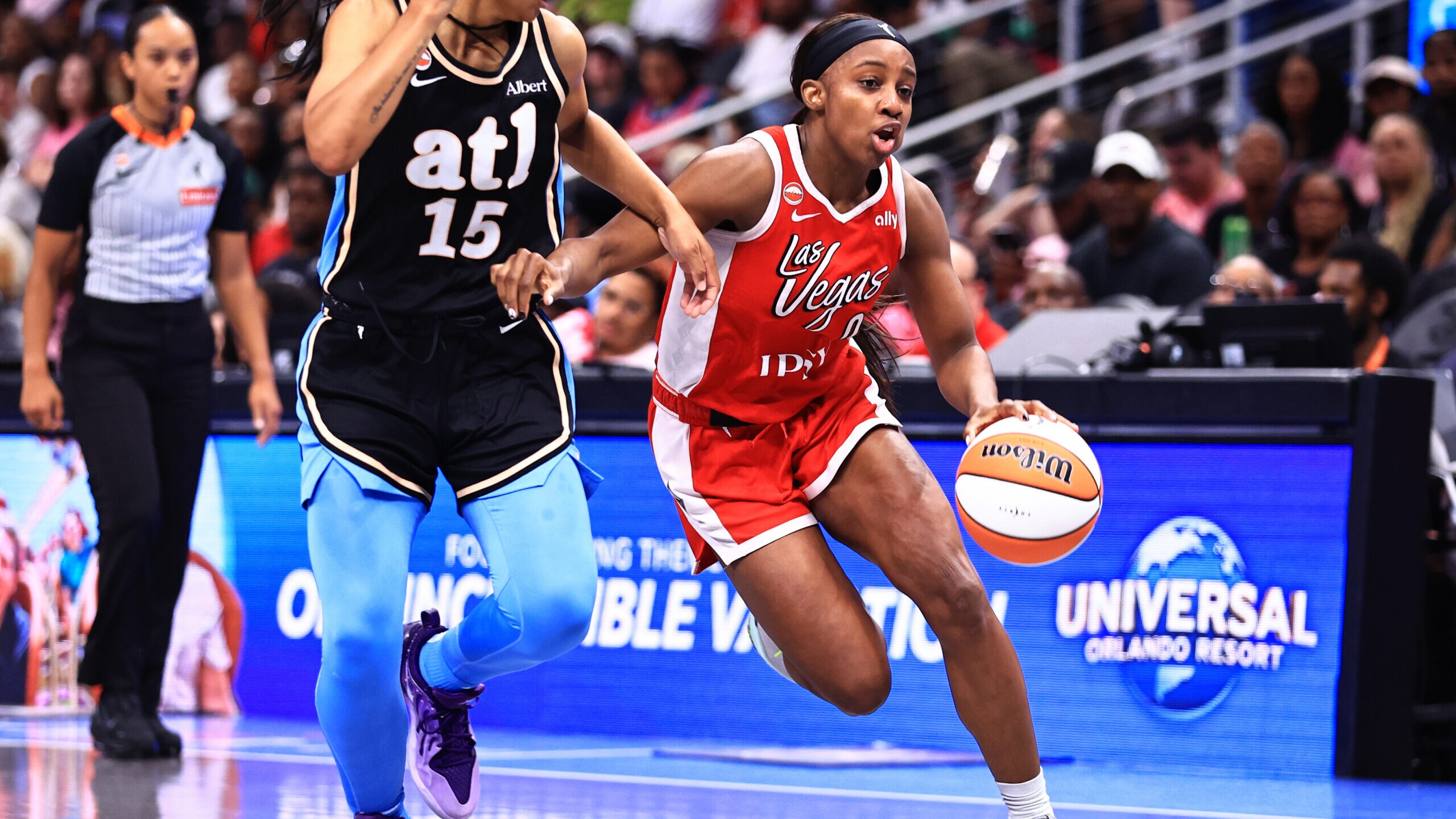 GAME RECAP: Aces Take 109-87 Victory Over Atlanta Dream Behind Jackie Young's Triple-Double