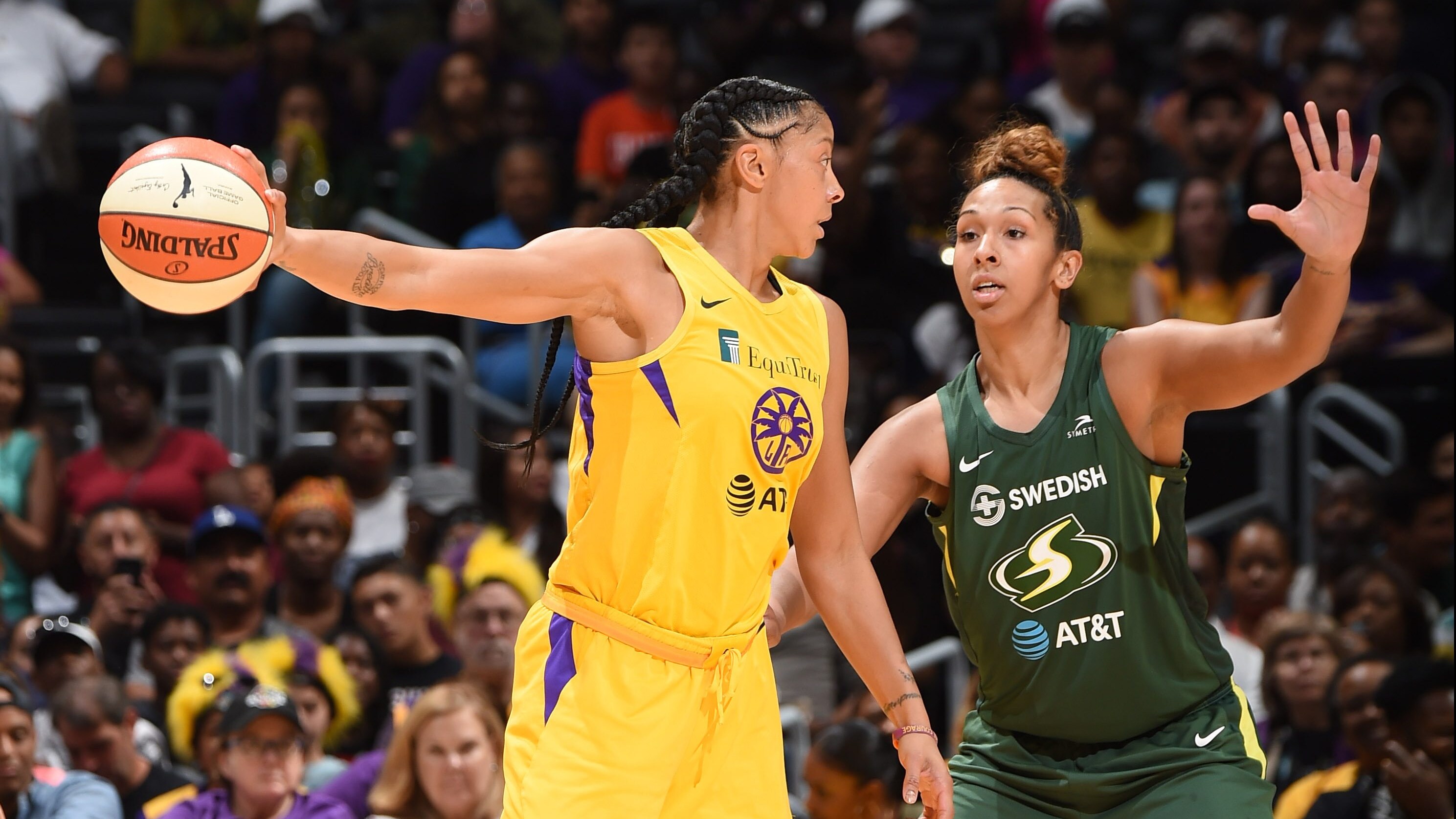Candace Parker Posts 11 points &amp; 10 rebounds vs. Seattle Storm