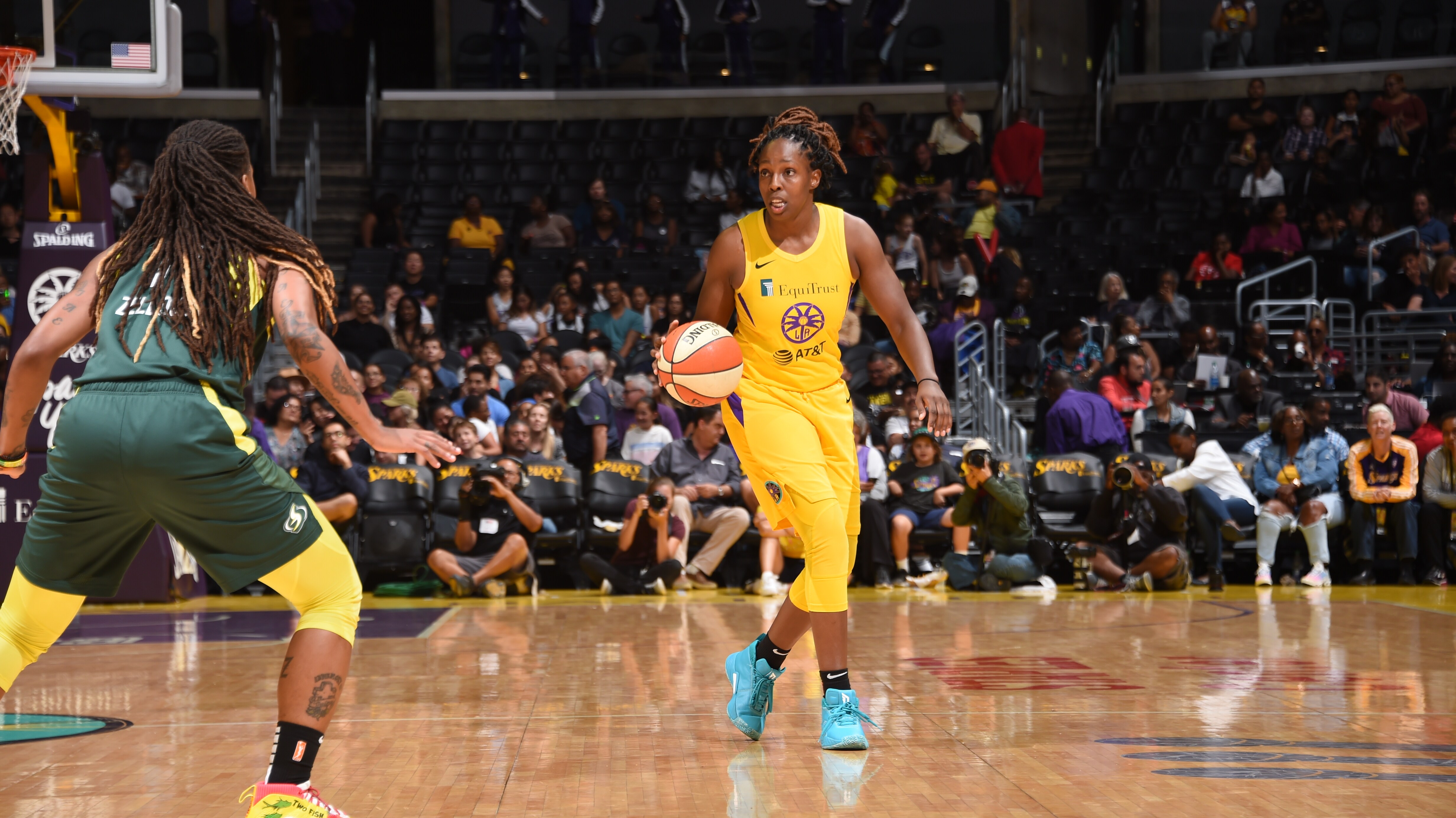 Chelsea Gray Assists in Los Angeles Sparks vs. Seattle Storm
