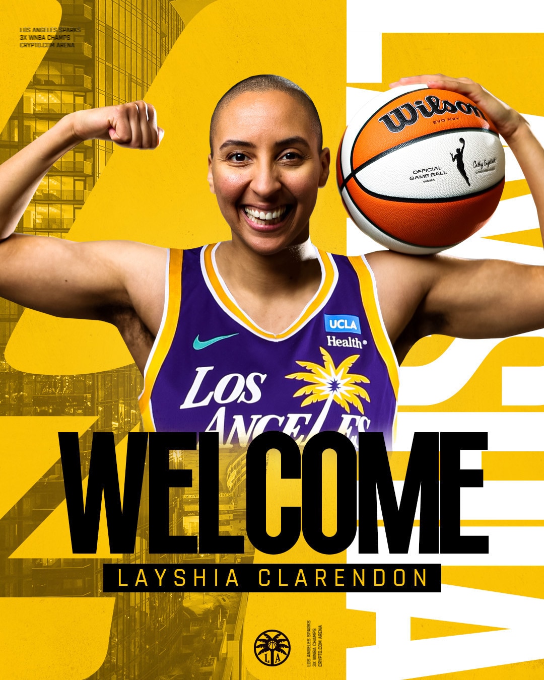 Sparks Sign Veteran Guard Layshia Clarendon