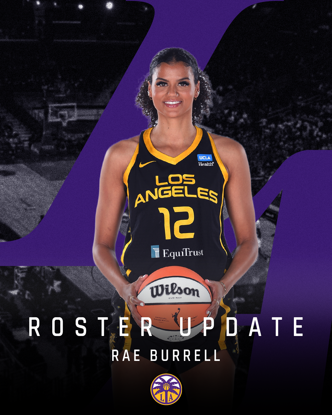 Sparks Sign Forward Rae Burrell to Hardship Contract