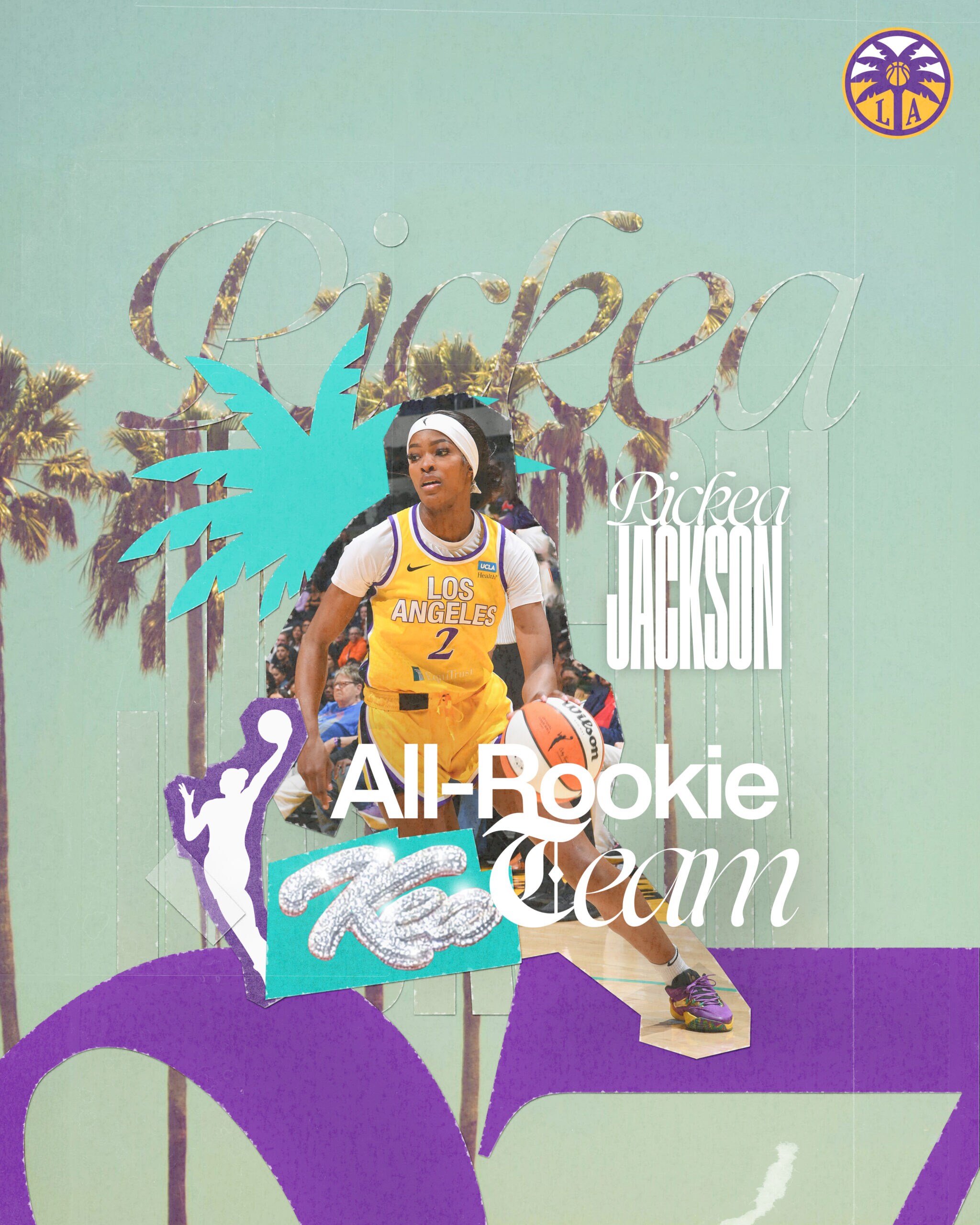 WNBA Los Angeles Sparks サイン入り写真