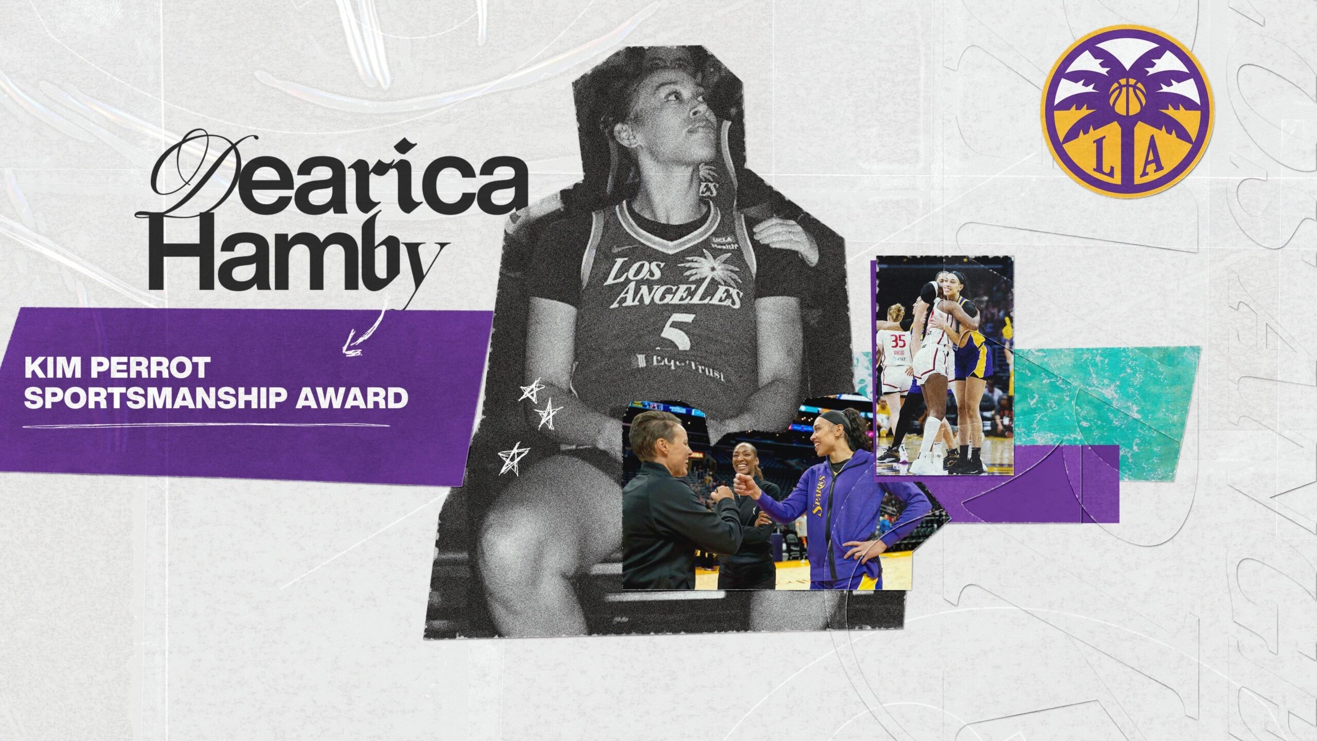 Dearica Hamby Wins 2024 Kim Perrot Sportsmanship Award